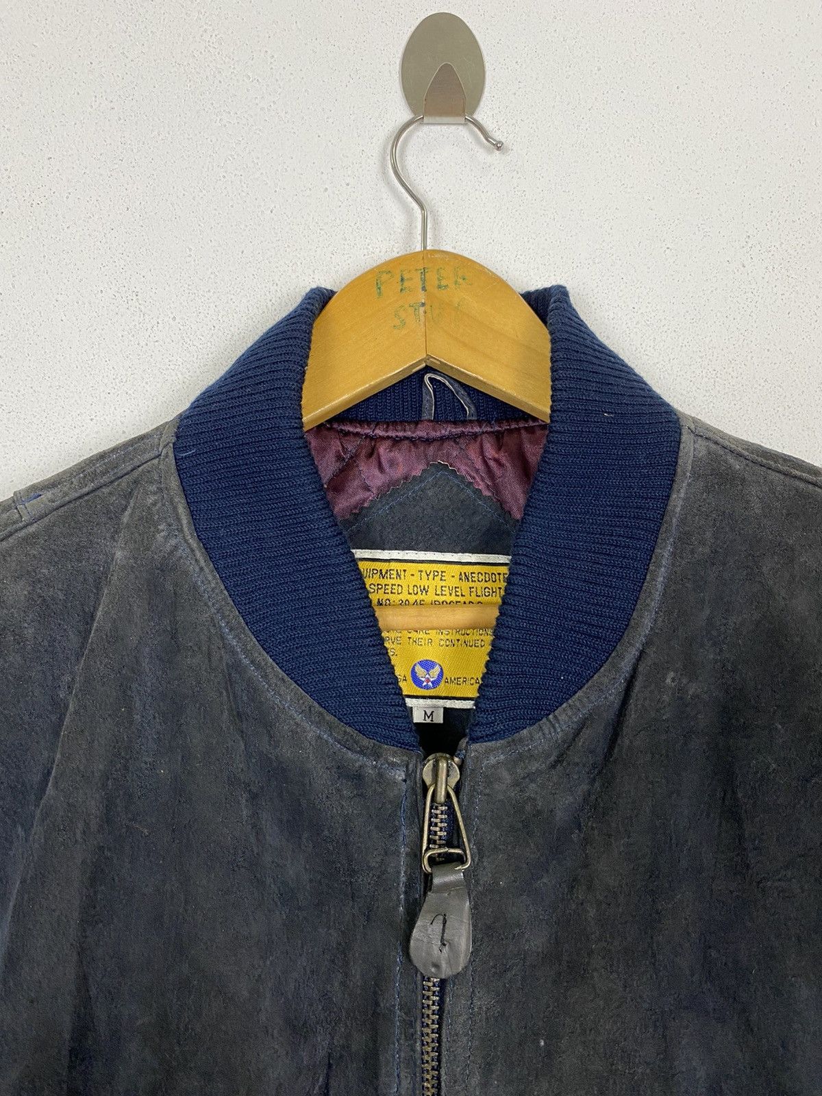 Avirex GK146 VINTAGE AVIREX ANECDOTE LEATHER BOMBER JACKET Size US M / EU 48-50 / 2 - 8 Thumbnail
