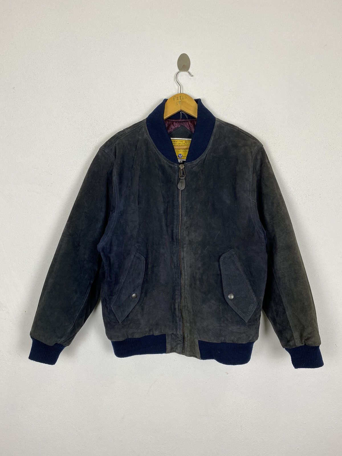 Avirex GK146 VINTAGE AVIREX ANECDOTE LEATHER BOMBER JACKET Size US M / EU 48-50 / 2 - 2 Thumbnail