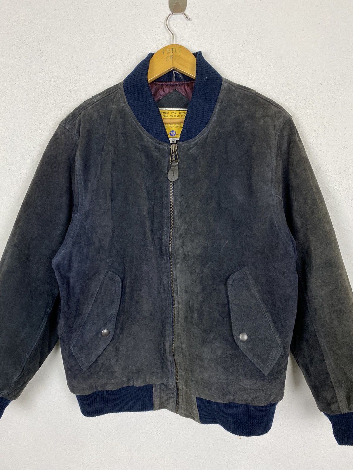 Avirex GK146 VINTAGE AVIREX ANECDOTE LEATHER BOMBER JACKET Size US M / EU 48-50 / 2 - 3 Thumbnail