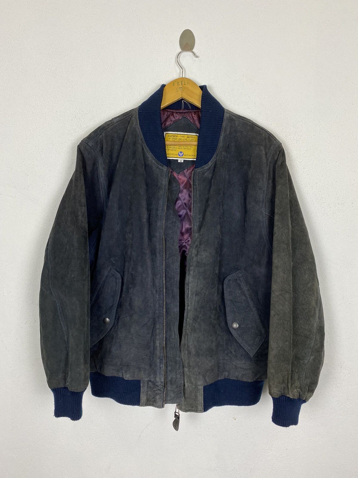 Avirex GK146 VINTAGE AVIREX ANECDOTE LEATHER BOMBER JACKET Size US M / EU 48-50 / 2 - 4 Thumbnail