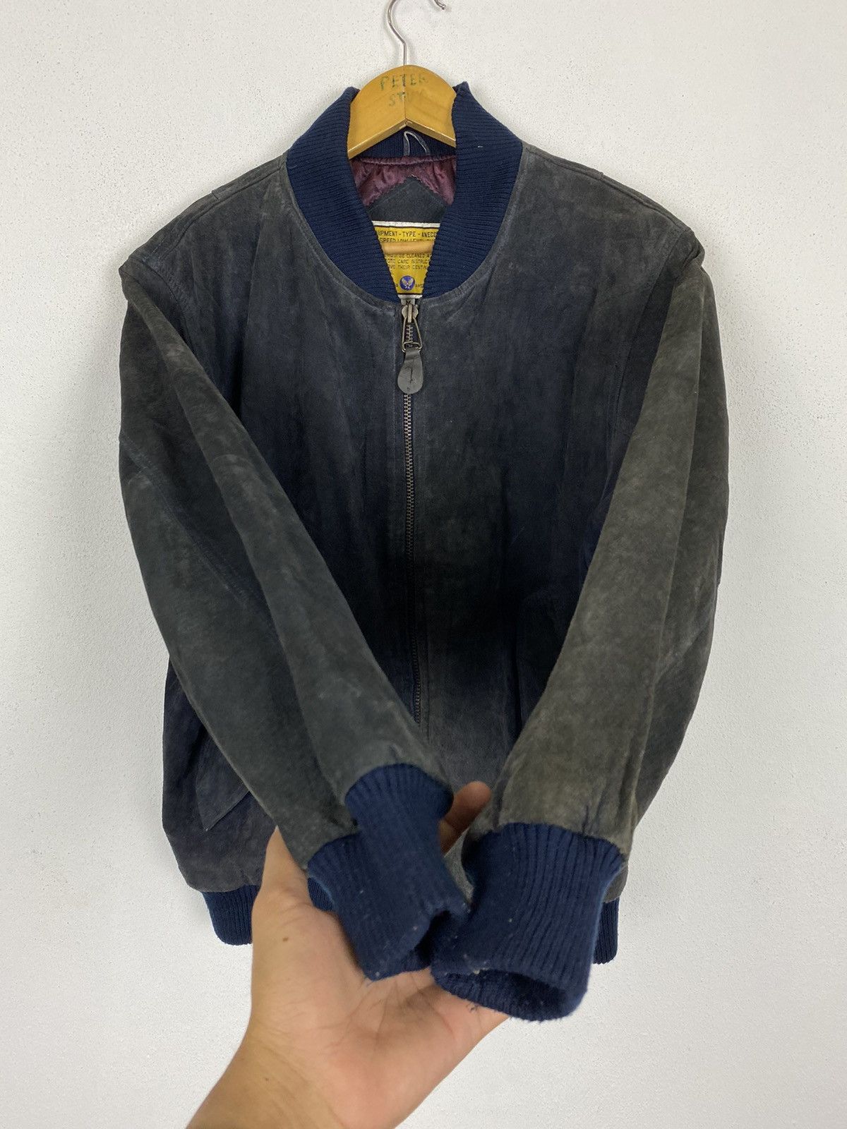 Avirex GK146 VINTAGE AVIREX ANECDOTE LEATHER BOMBER JACKET Size US M / EU 48-50 / 2 - 10 Thumbnail