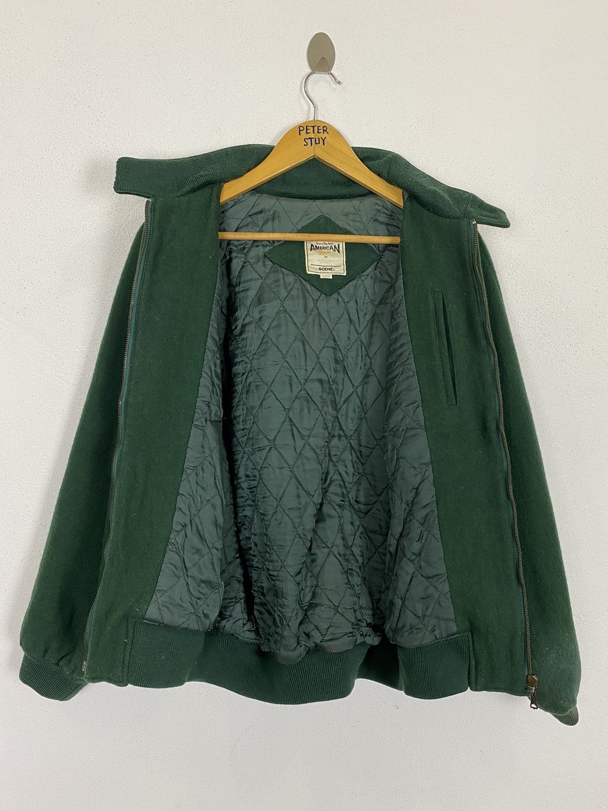 Vintage VINTAGE SCENE BOMBER STYLE JACKET Size US L / EU 52-54 / 3 - 11 Thumbnail