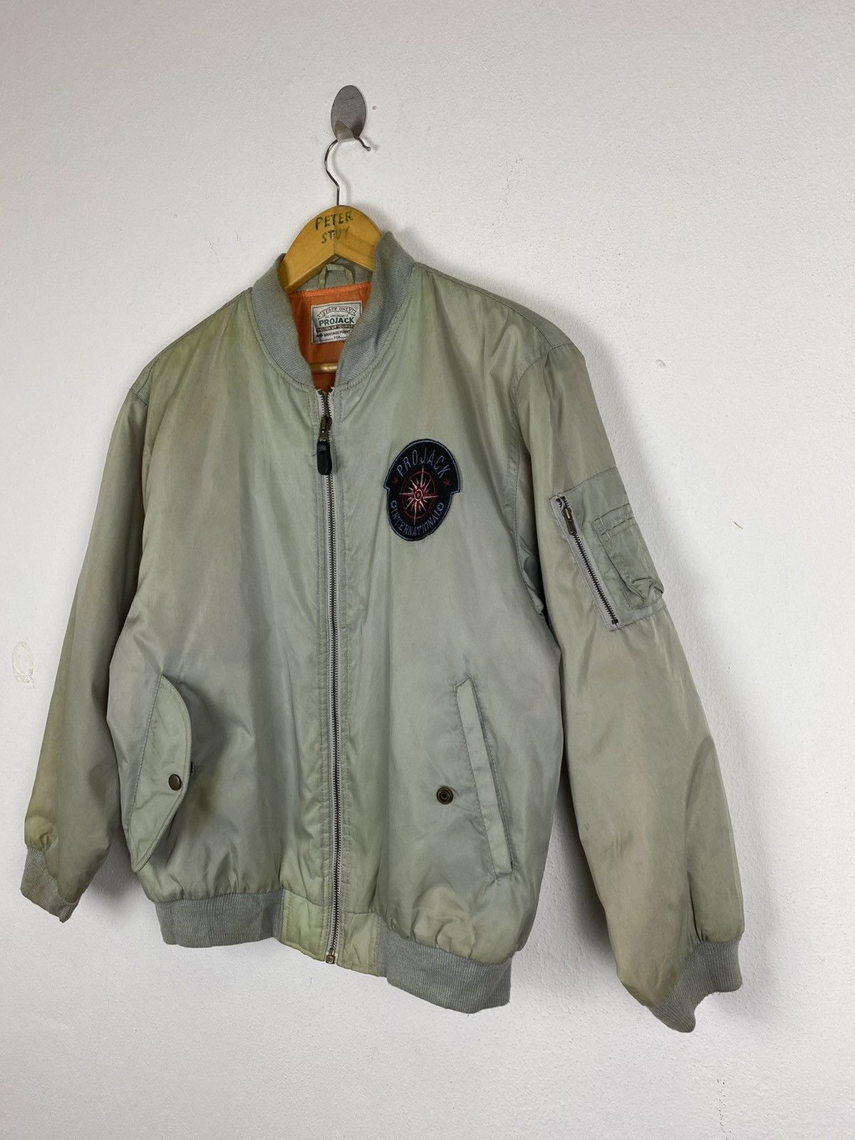 Vintage GK70 Vintage Projack Bomber Jacket - Medium Size Size US M / EU 48-50 / 2 - 2 Thumbnail