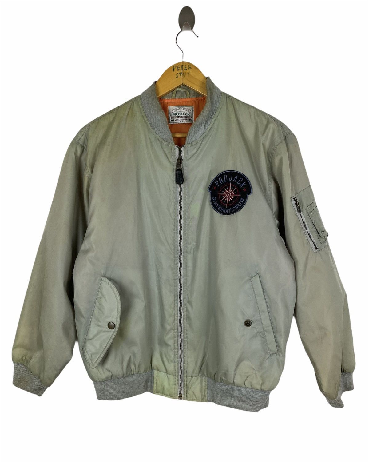 GK70 Vintage Projack Bomber Jacket - Medium Size