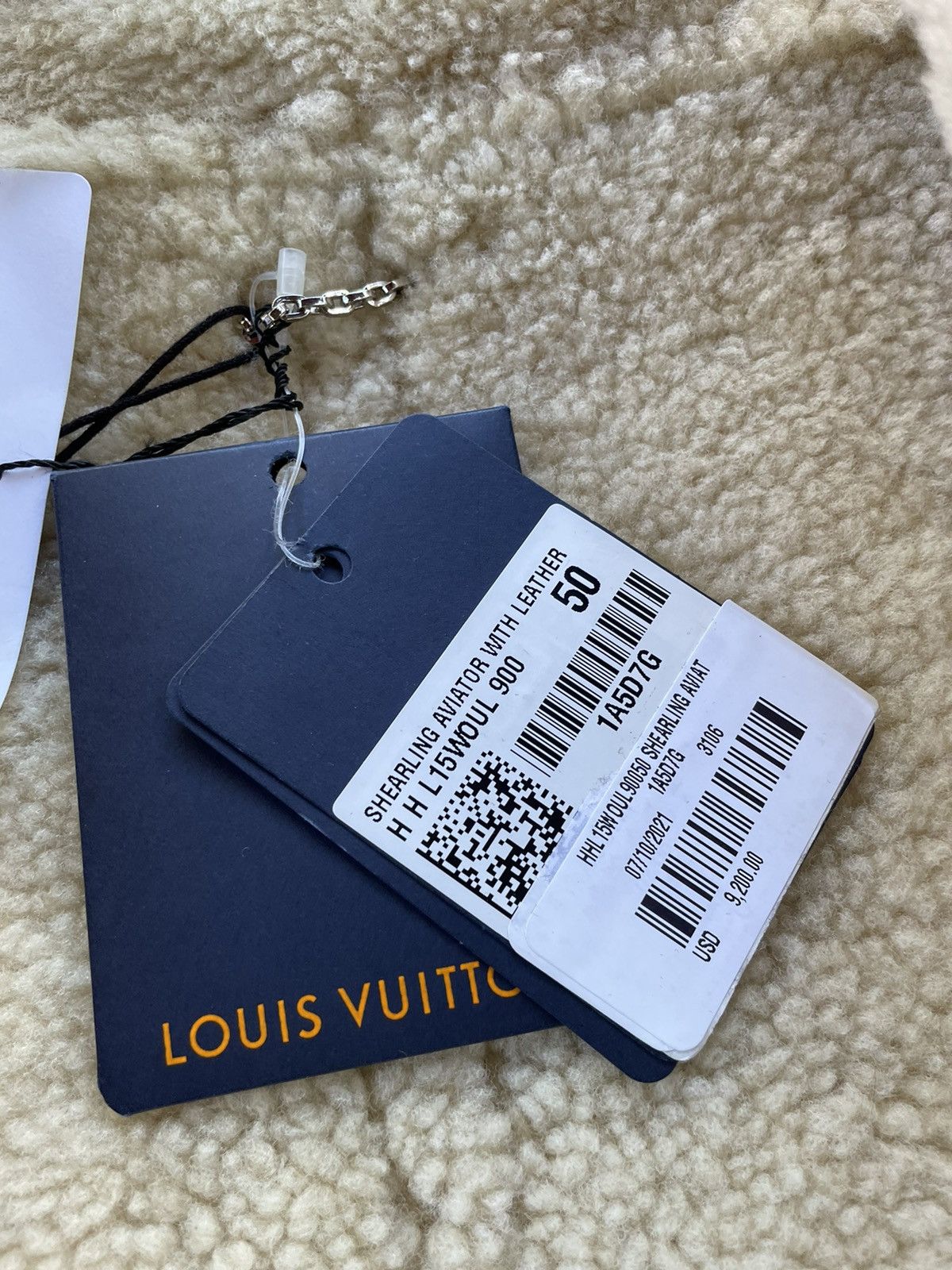 Louis Vuitton Shearling Aviator Jacket ‘Sound Design Record Club’ Size US L / EU 52-54 / 3 - 14 Thumbnail