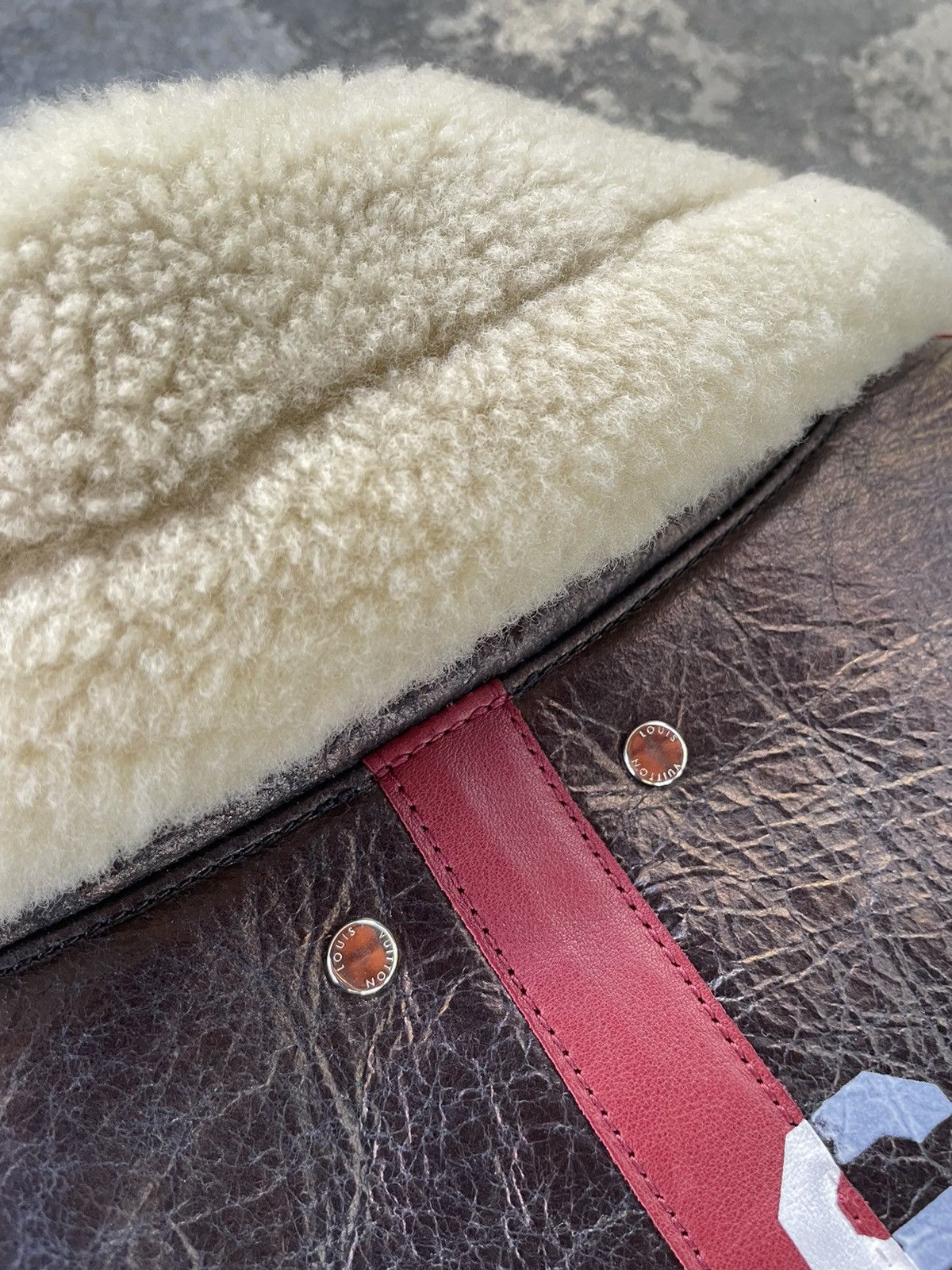 Louis Vuitton Shearling Aviator Jacket ‘Sound Design Record Club’ Size US L / EU 52-54 / 3 - 10 Thumbnail