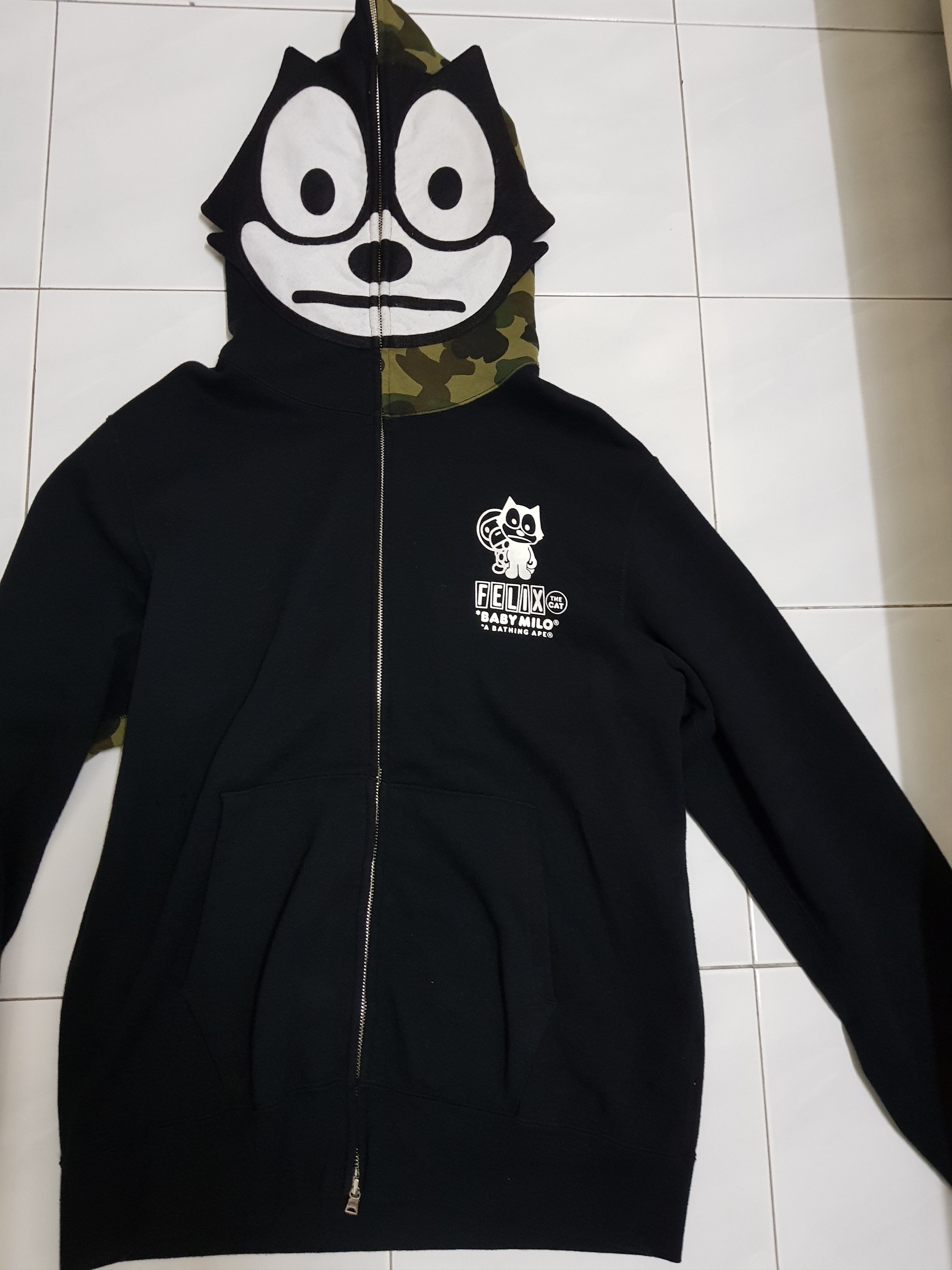 AW23 FCRB Kids FELIX THE CAT HOODIE