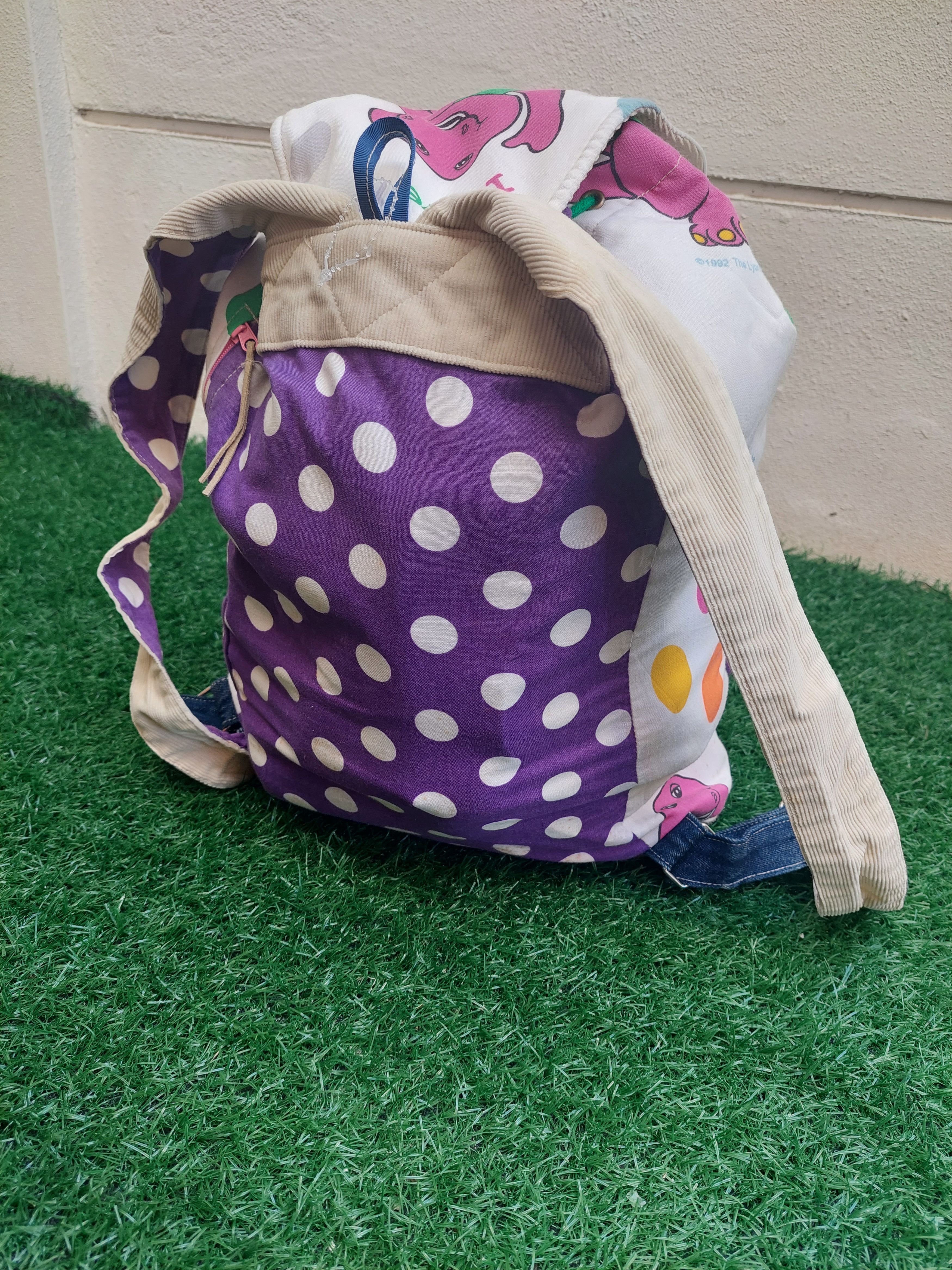Vintage VINTAGE BARNEY IS A DINOSAUR 1992" BACKPACK Size ONE SIZE - 8 Thumbnail