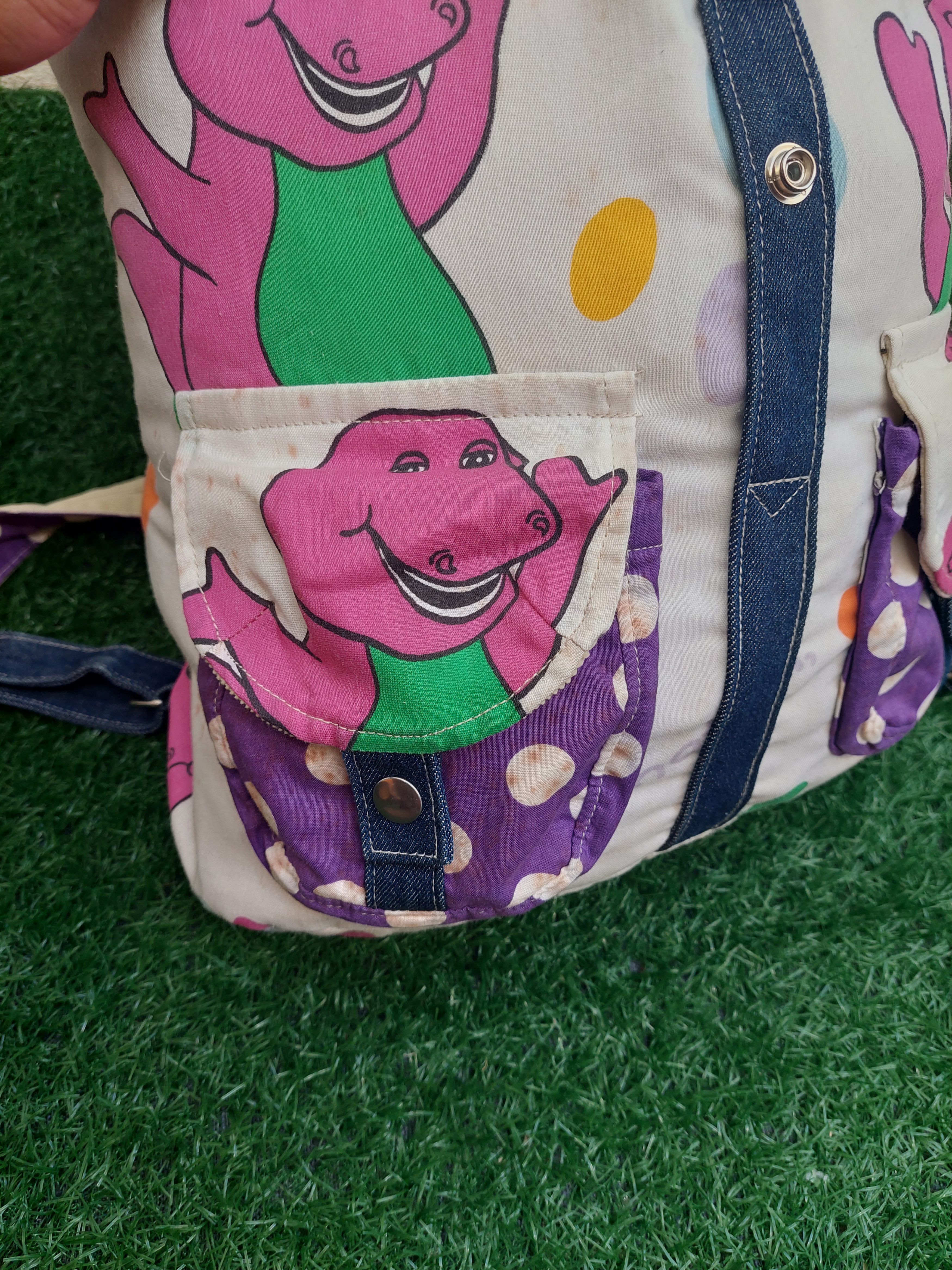 Vintage VINTAGE BARNEY IS A DINOSAUR 1992" BACKPACK Size ONE SIZE - 11 Thumbnail