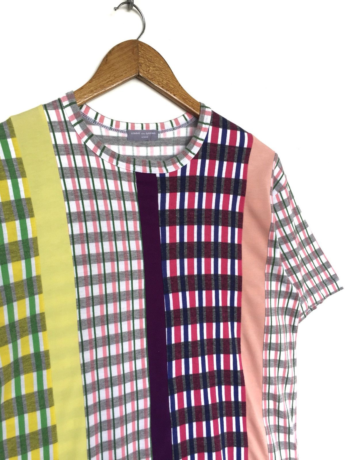 Comme des Garcons Homme ARCHIVE🔥SS01 CDG Homme Rebuild Patchwork Multicolor Shirt Size US M / EU 48-50 / 2 - 1 Thumbnail
