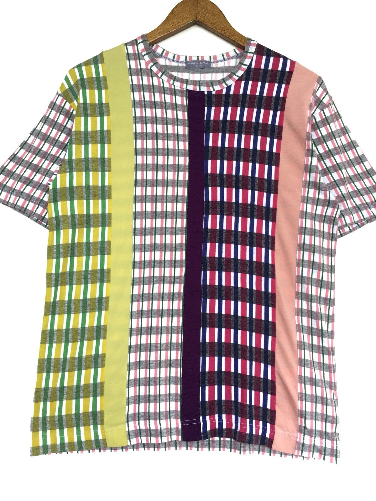 Comme des Garcons Homme ARCHIVE🔥SS01 CDG Homme Rebuild Patchwork Multicolor Shirt Size US M / EU 48-50 / 2 - 3 Thumbnail