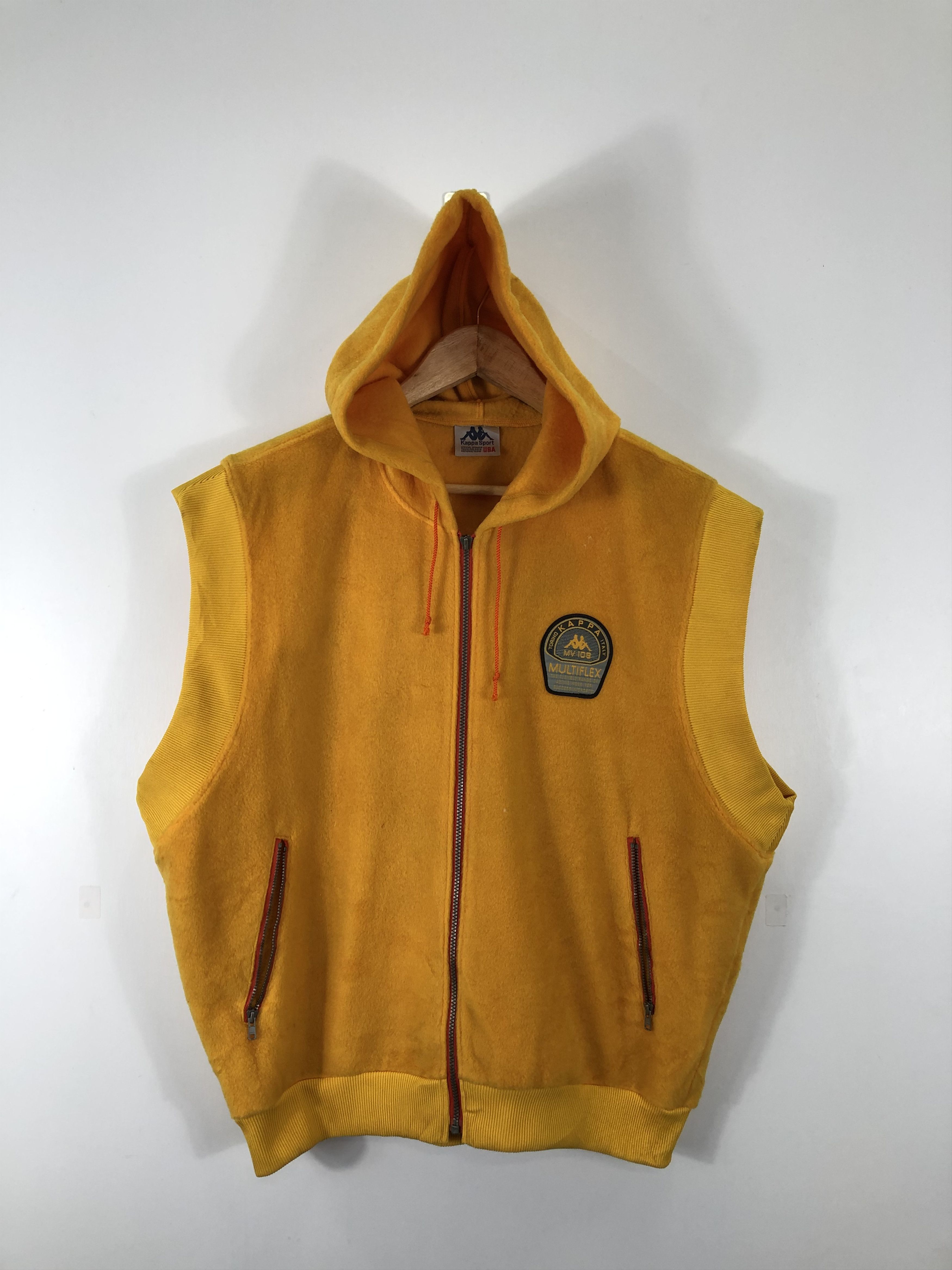 Kappa × Vintage Vintage 90s Kappa Sleeveless Hoodie Size US L / EU 52-54 / 3 - 1 Thumbnail