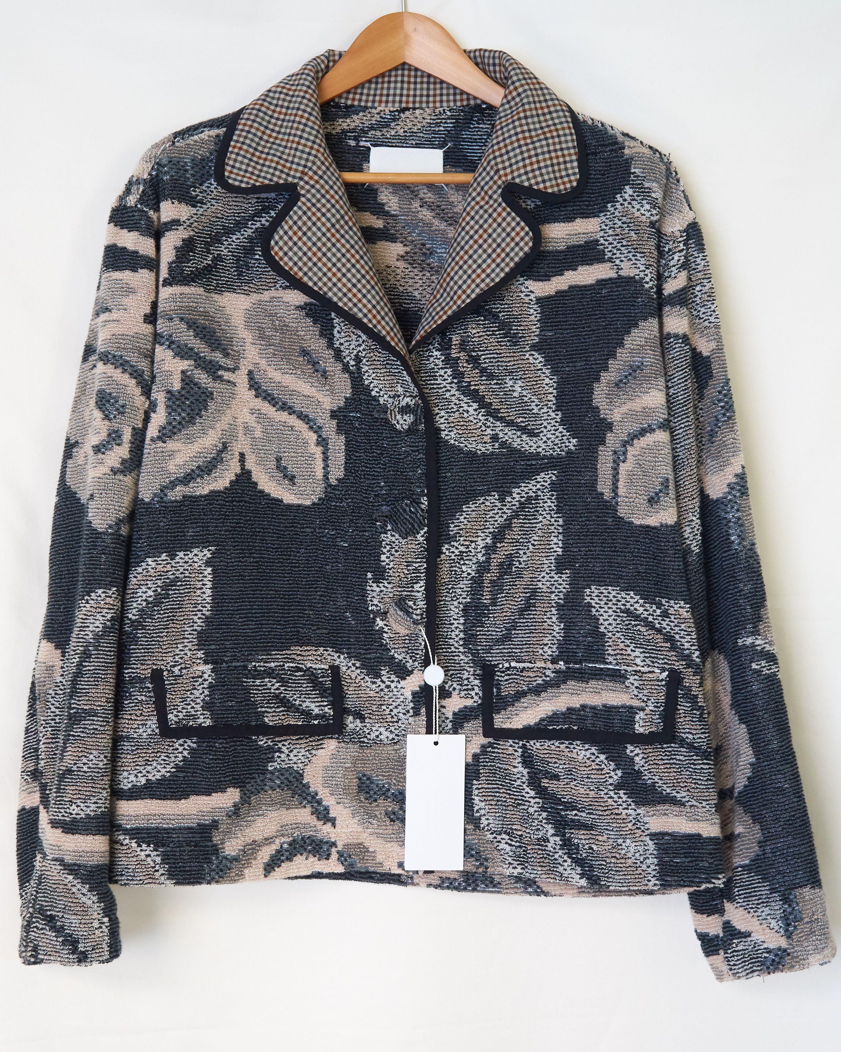 image of Maison Margiela Artisanal Floral Boucle Jacket, Men's (Size Small)