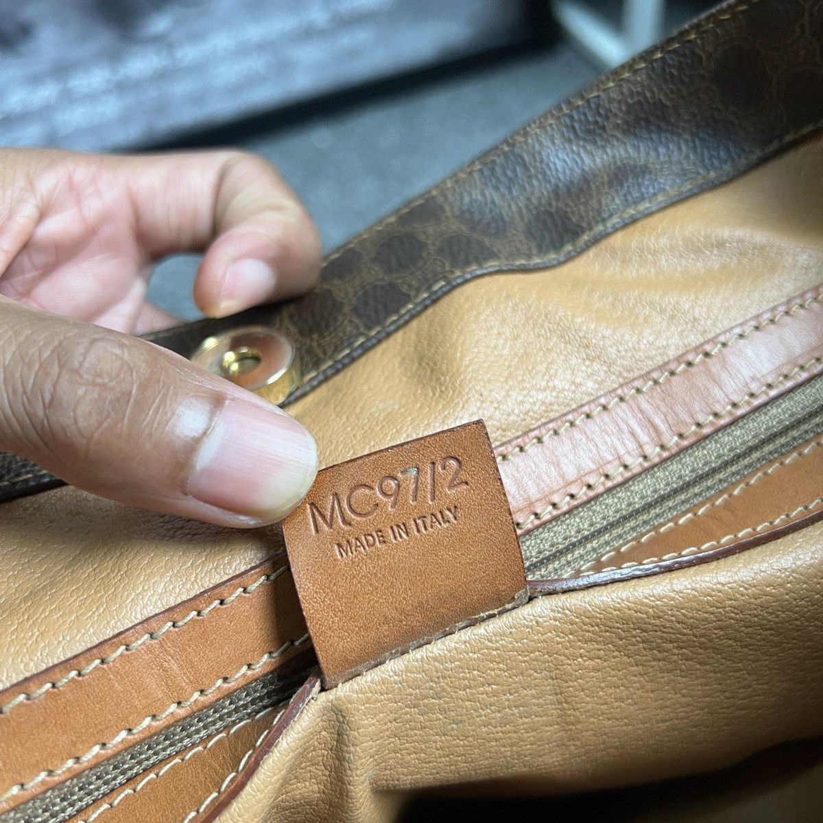 Celine × Hedi Slimane Authentic Celine Triomphe Monogram Shoulder Bag Size ONE SIZE - 12 Thumbnail