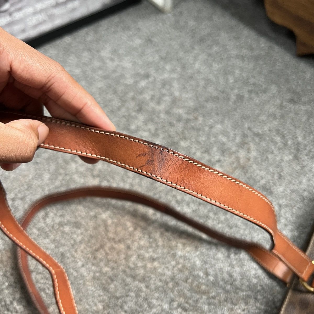 Celine × Hedi Slimane Authentic Celine Triomphe Monogram Shoulder Bag Size ONE SIZE - 19 Thumbnail