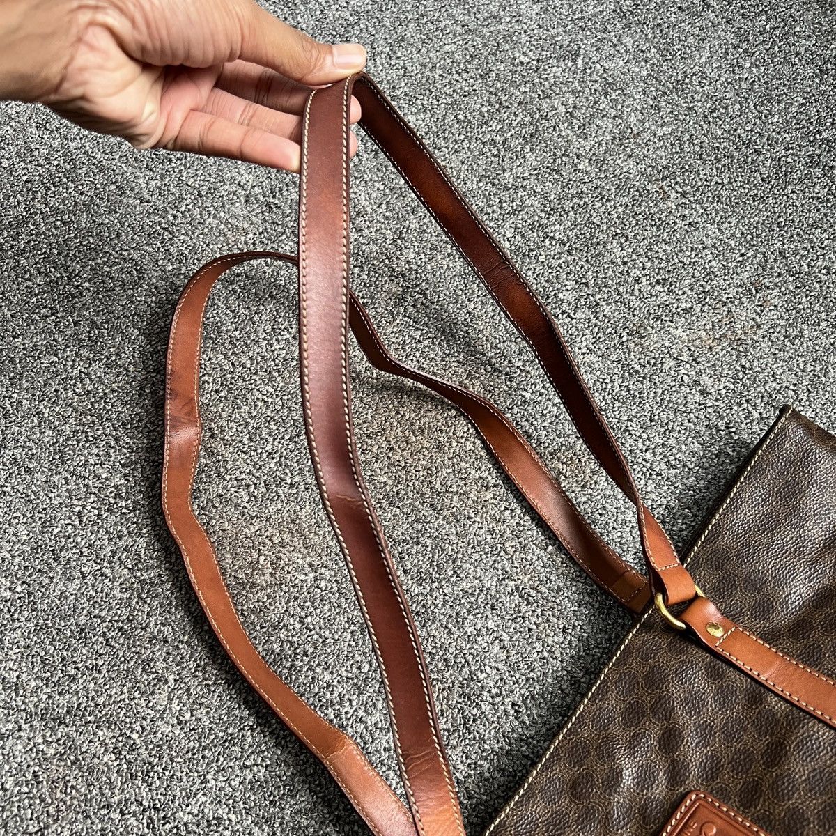 Celine × Hedi Slimane Authentic Celine Triomphe Monogram Shoulder Bag Size ONE SIZE - 20 Thumbnail