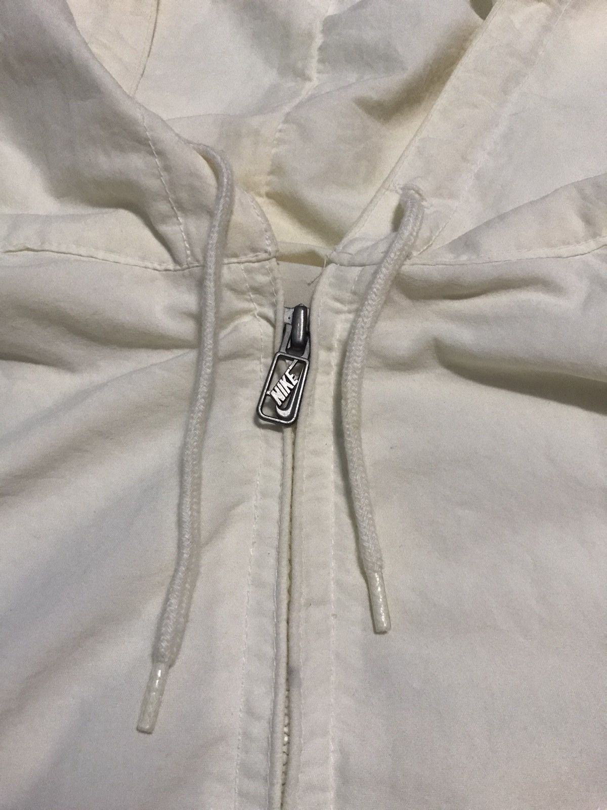 Nike × Vintage Vintage Nike Swoosh Grey Tag Spell Out Bomber Style Size US L / EU 52-54 / 3 - 3 Thumbnail