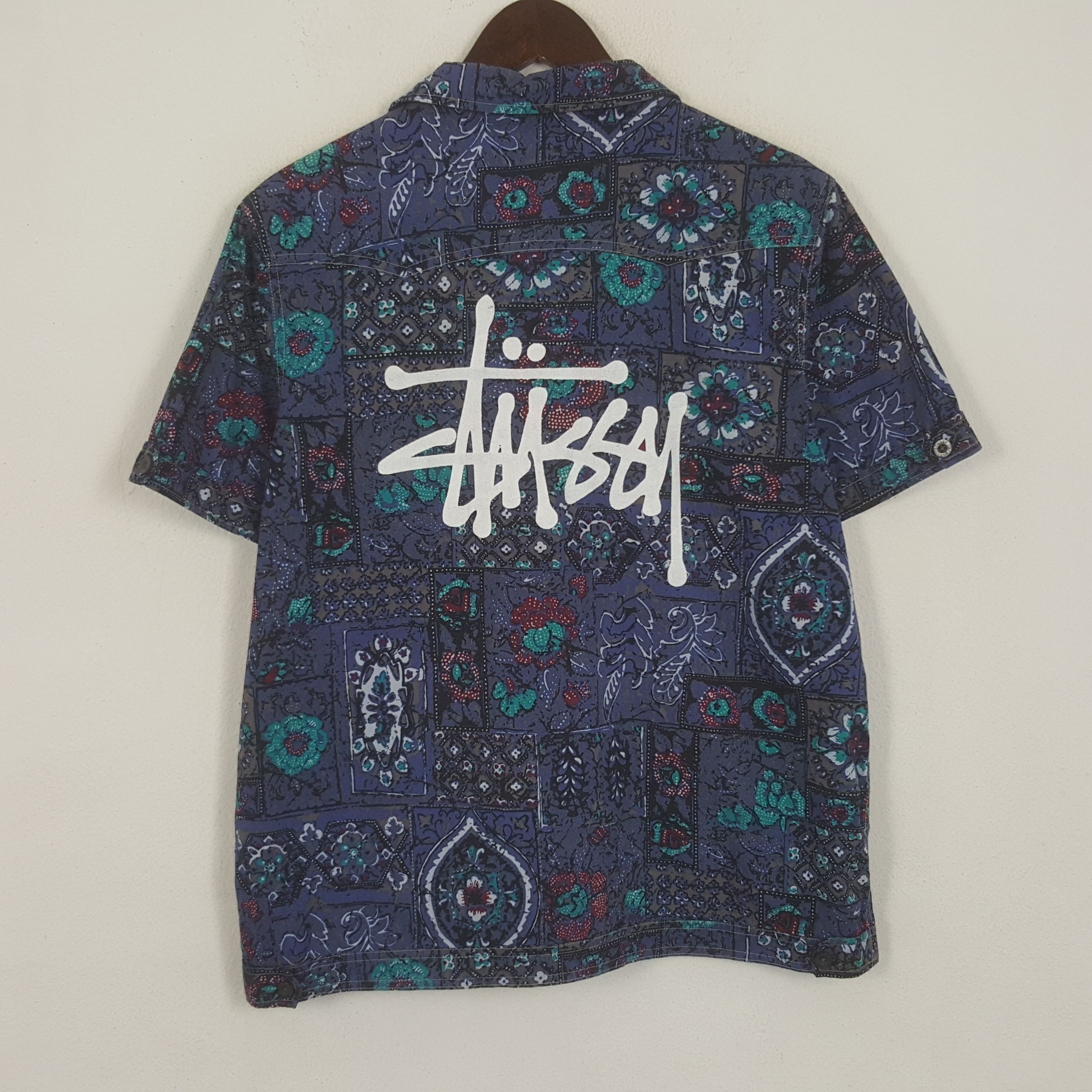 Vintage Stussy Button Shirt Size L