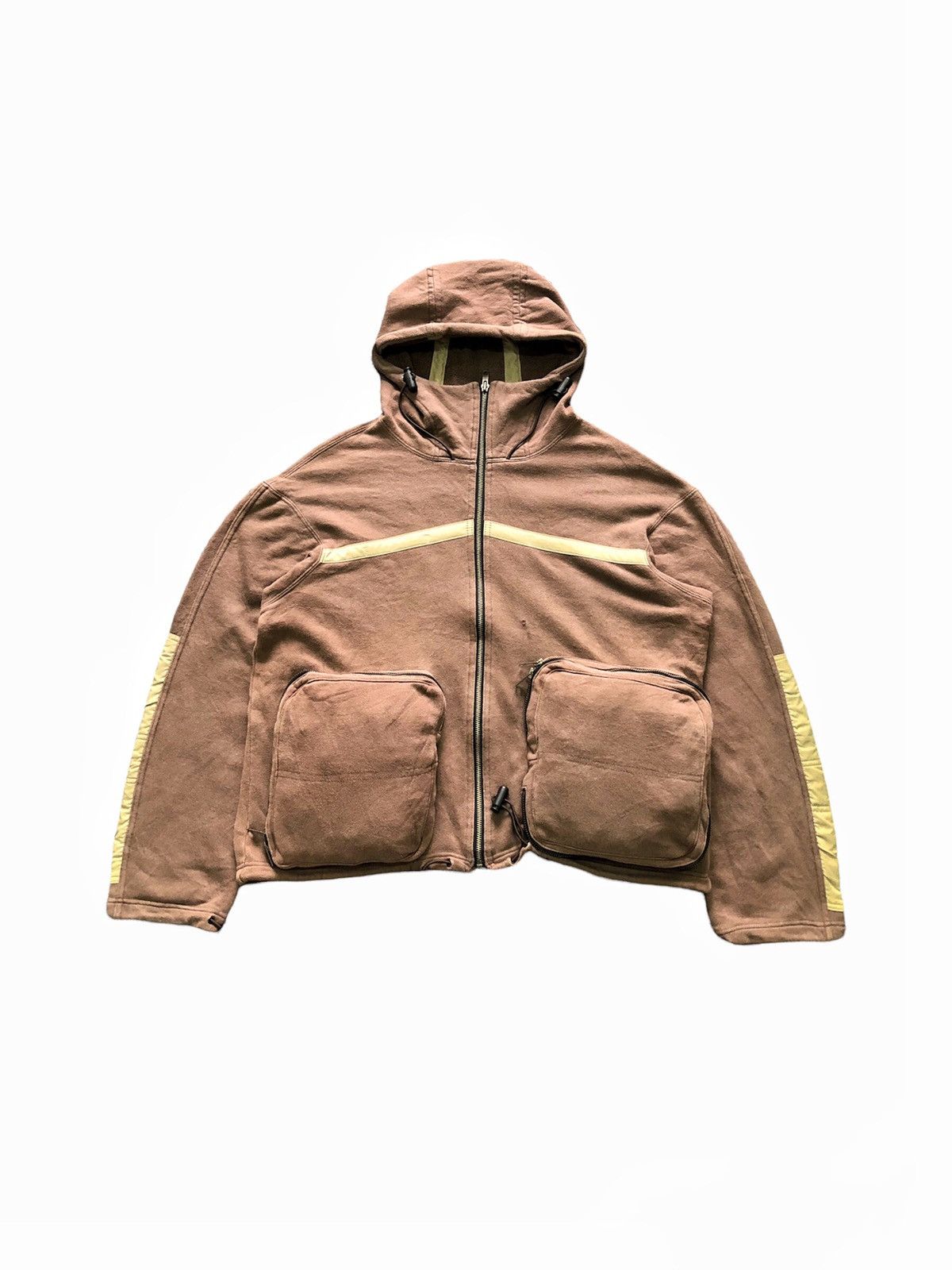 Japanese Brand 2000s Archive Synaps bondage hoodie zipper jacket