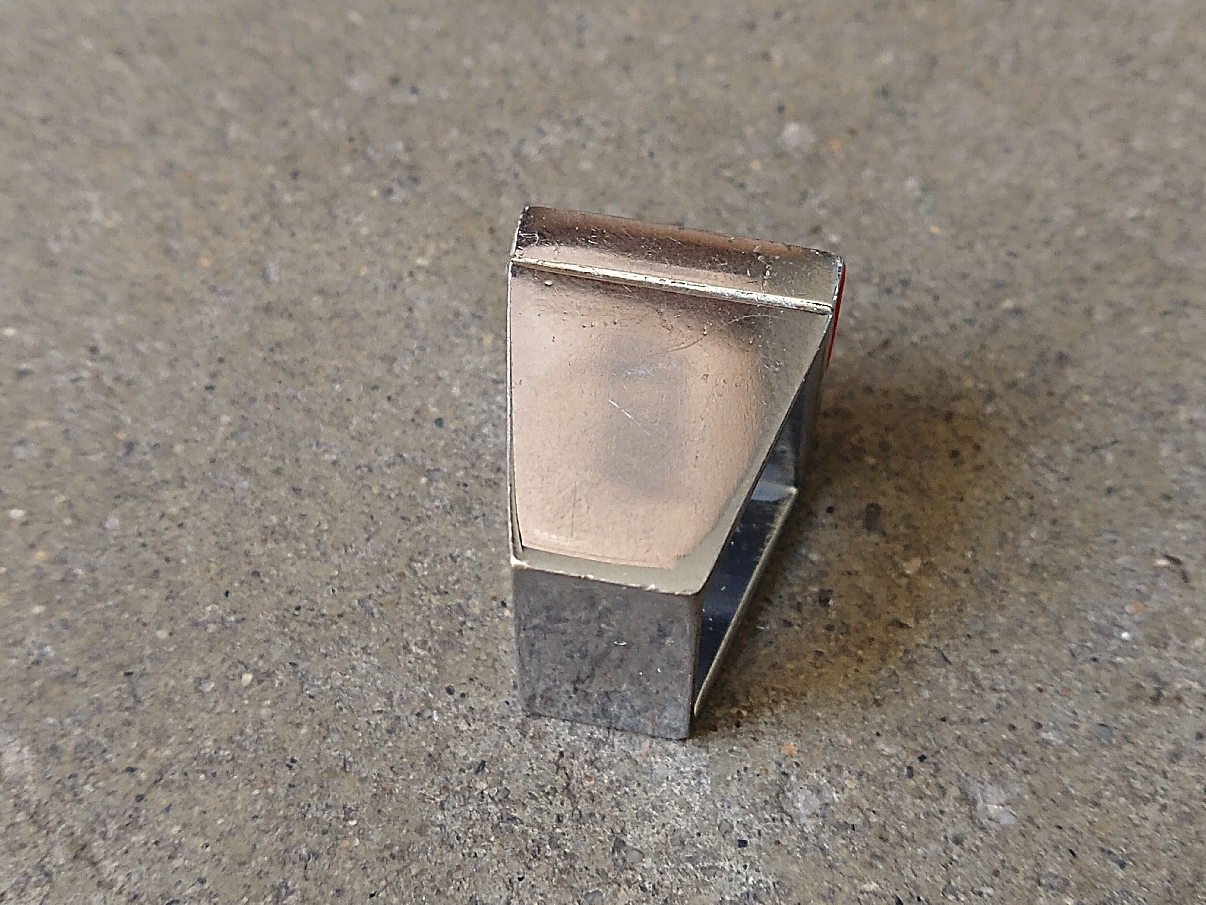 Jewelry Square Ring Size 7.5 Red Acrylic Avant Garde Modern Size ONE SIZE - 6 Thumbnail