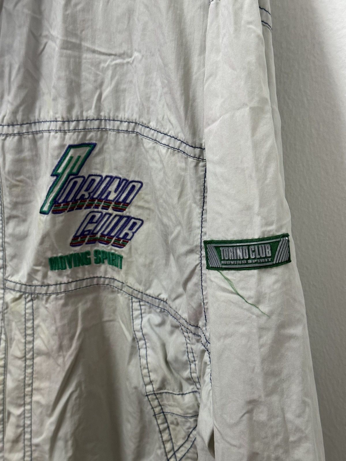 Japanese Brand × Vintage Vintage Torino Club Moving Spirit Sky Jacket Size US L / EU 52-54 / 3 - 3 Thumbnail