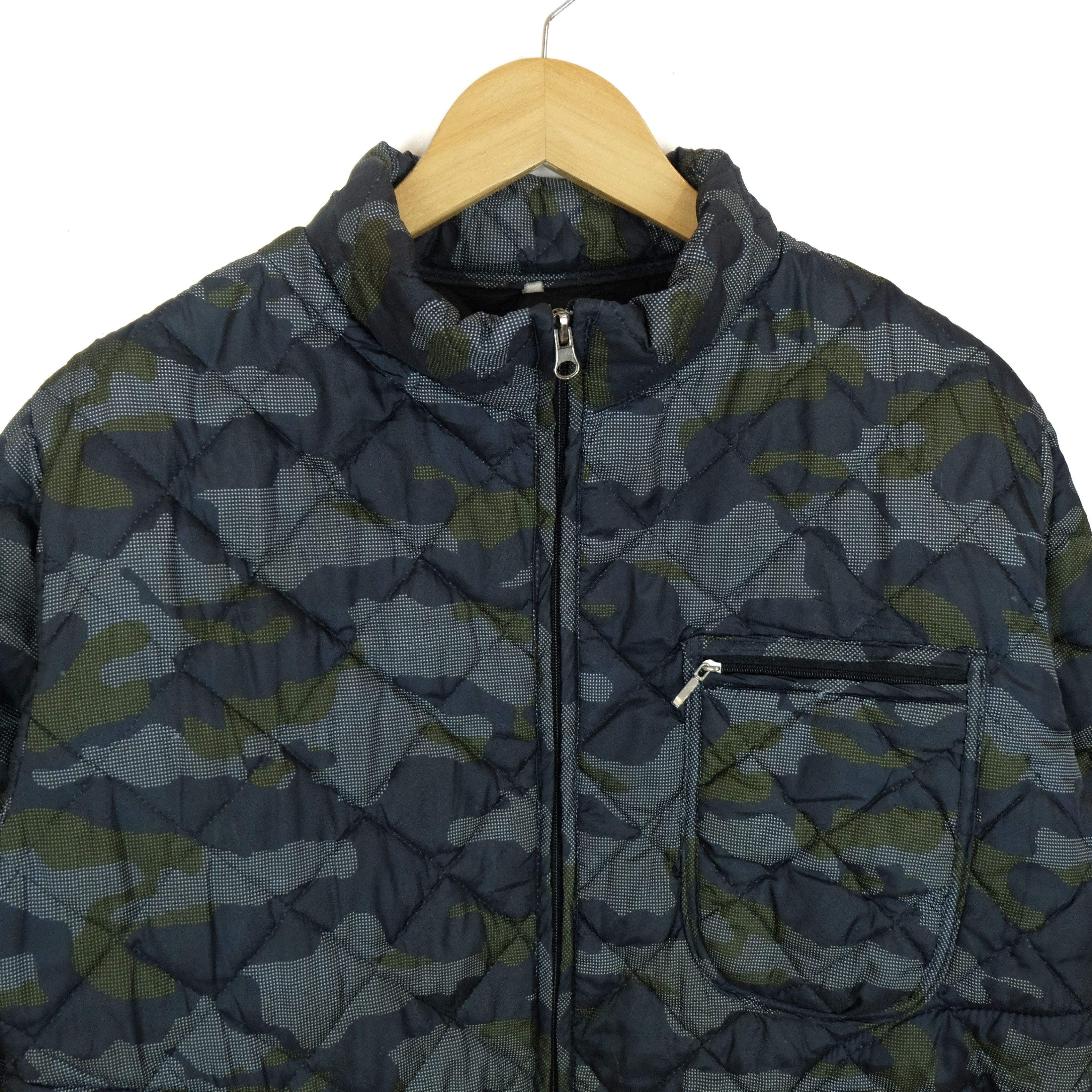 Japanese Brand MILITARY Army Camouflage Puffer Jacket Size US L / EU 52-54 / 3 - 3 Thumbnail