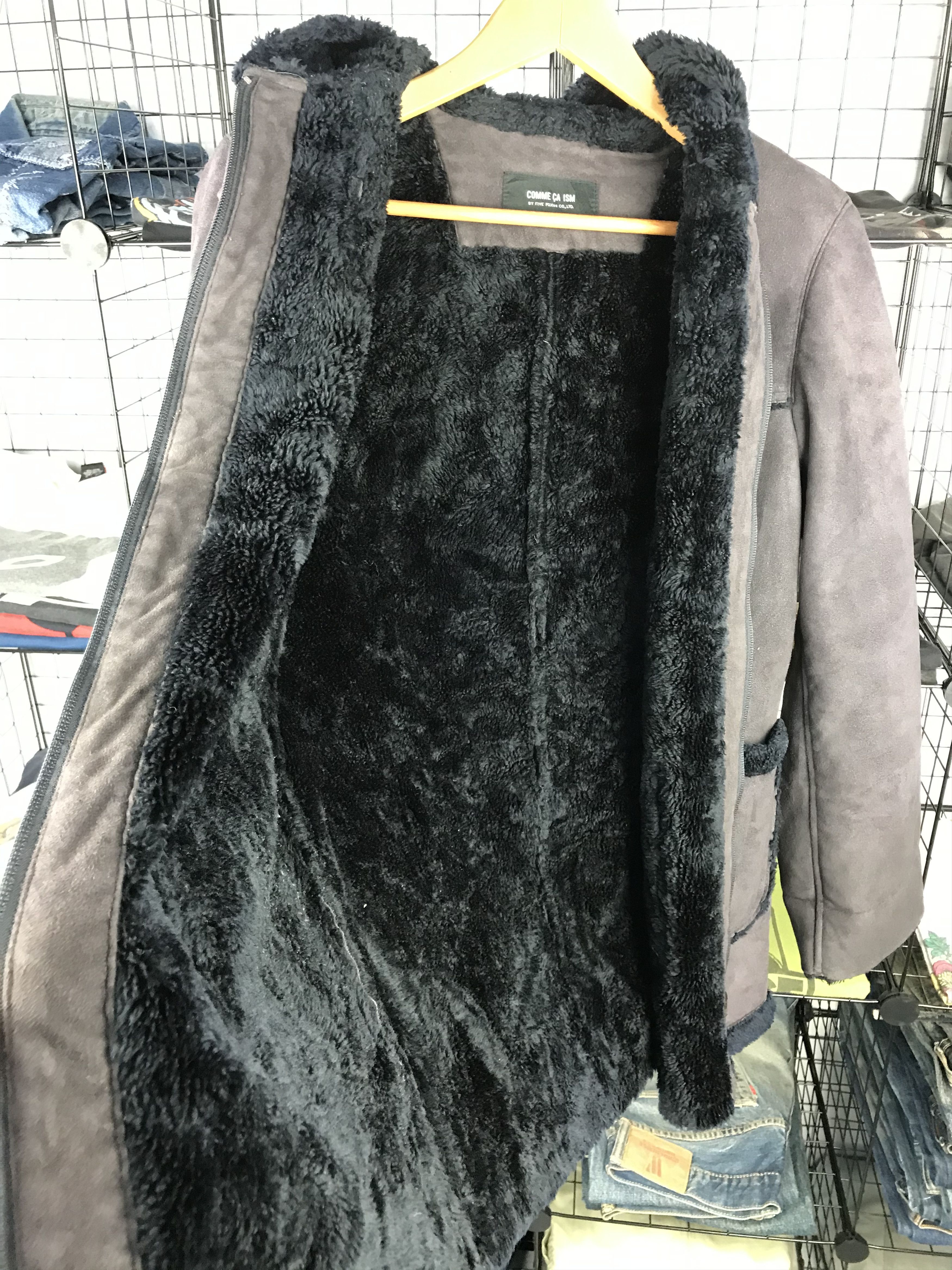Comme Ca Ism × Designer × Japanese Brand Comme Ca Ism Patchwork Sherpa Jacket Nice Design Size US M / EU 48-50 / 2 - 8 Thumbnail