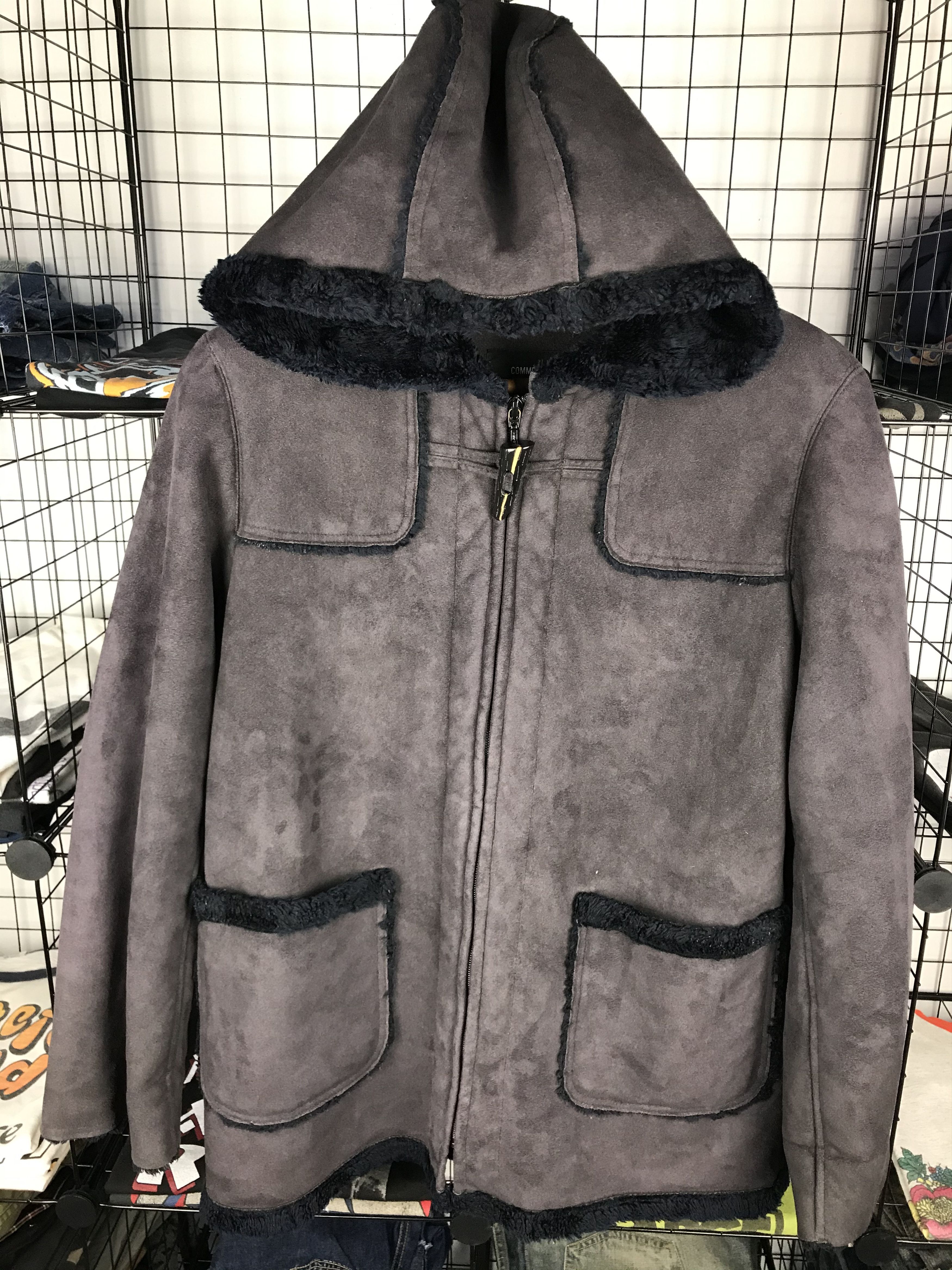 Comme Ca Ism × Designer × Japanese Brand Comme Ca Ism Patchwork Sherpa Jacket Nice Design Size US M / EU 48-50 / 2 - 2 Thumbnail