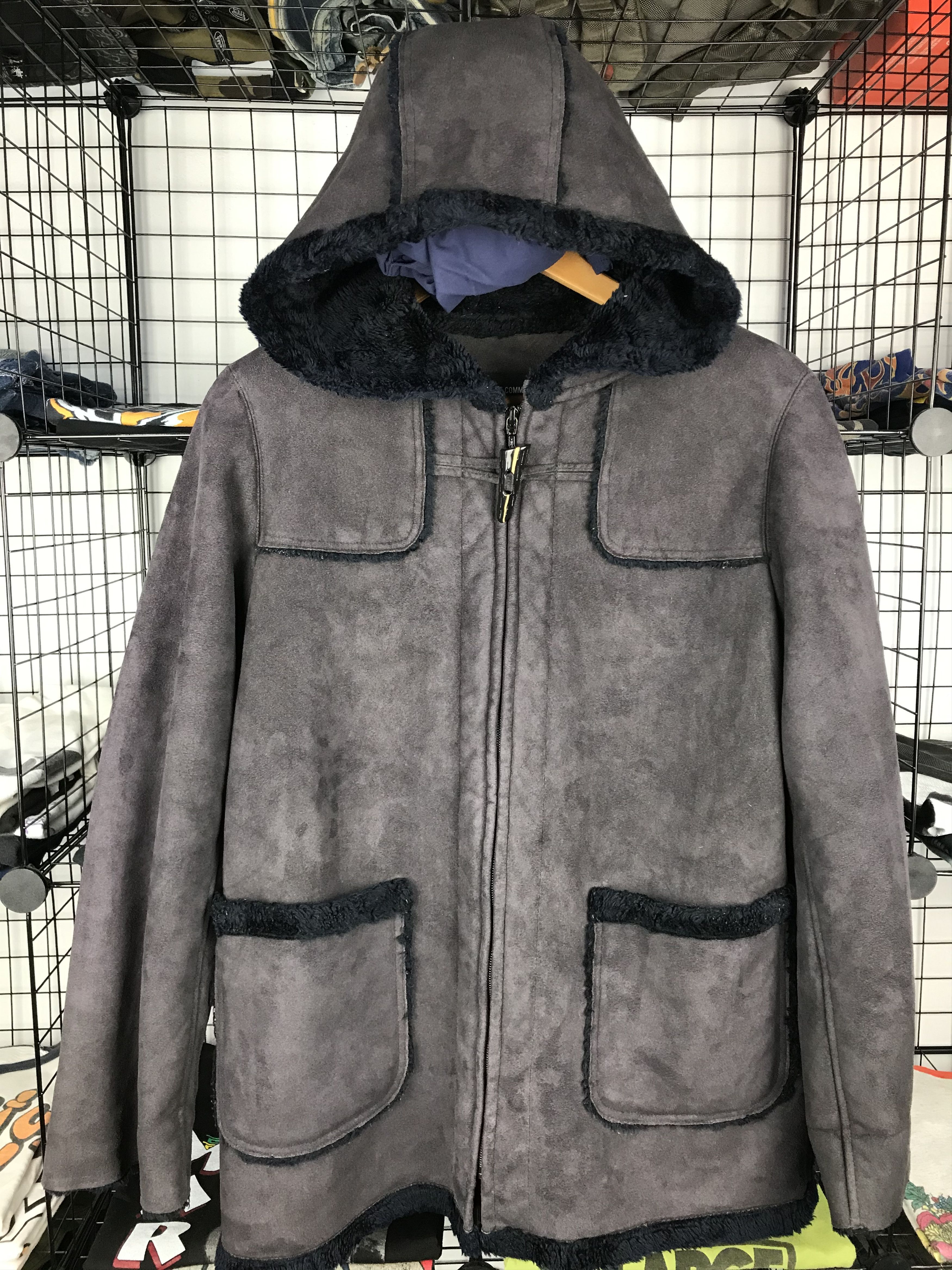 Comme Ca Ism × Designer × Japanese Brand Comme Ca Ism Patchwork Sherpa Jacket Nice Design Size US M / EU 48-50 / 2 - 1 Thumbnail