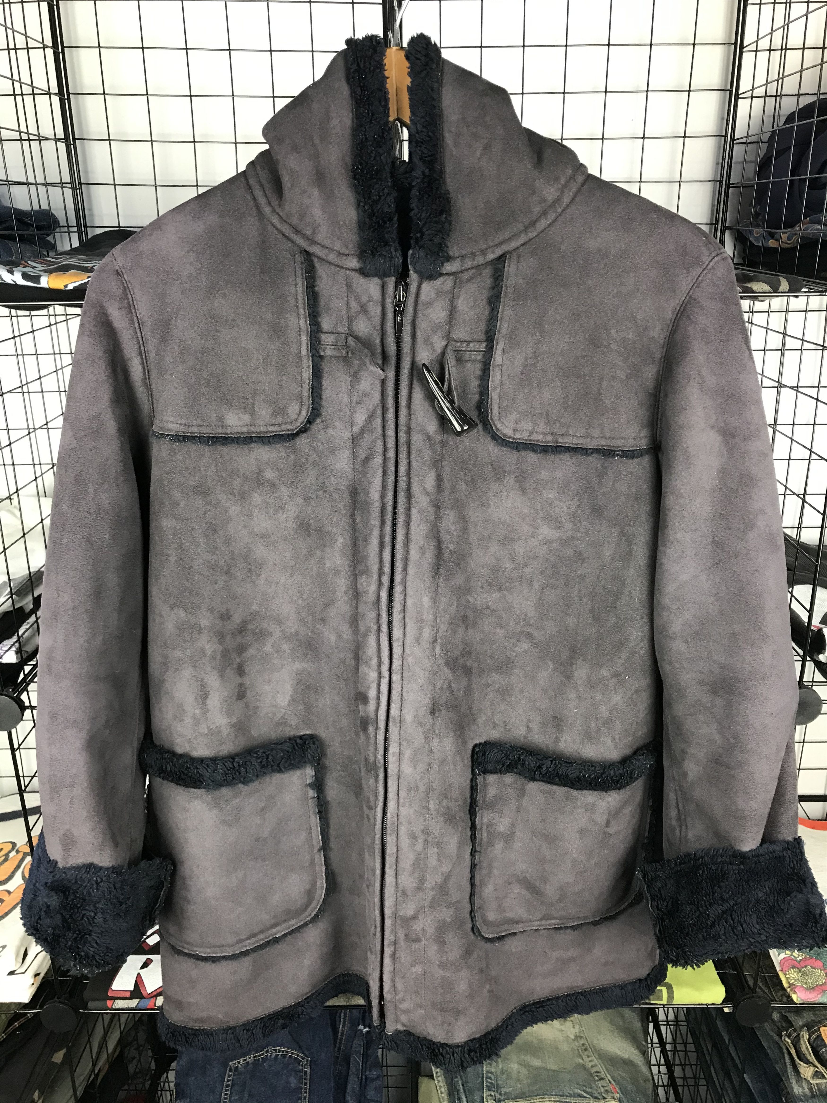 Comme Ca Ism × Designer × Japanese Brand Comme Ca Ism Patchwork Sherpa Jacket Nice Design Size US M / EU 48-50 / 2 - 10 Thumbnail