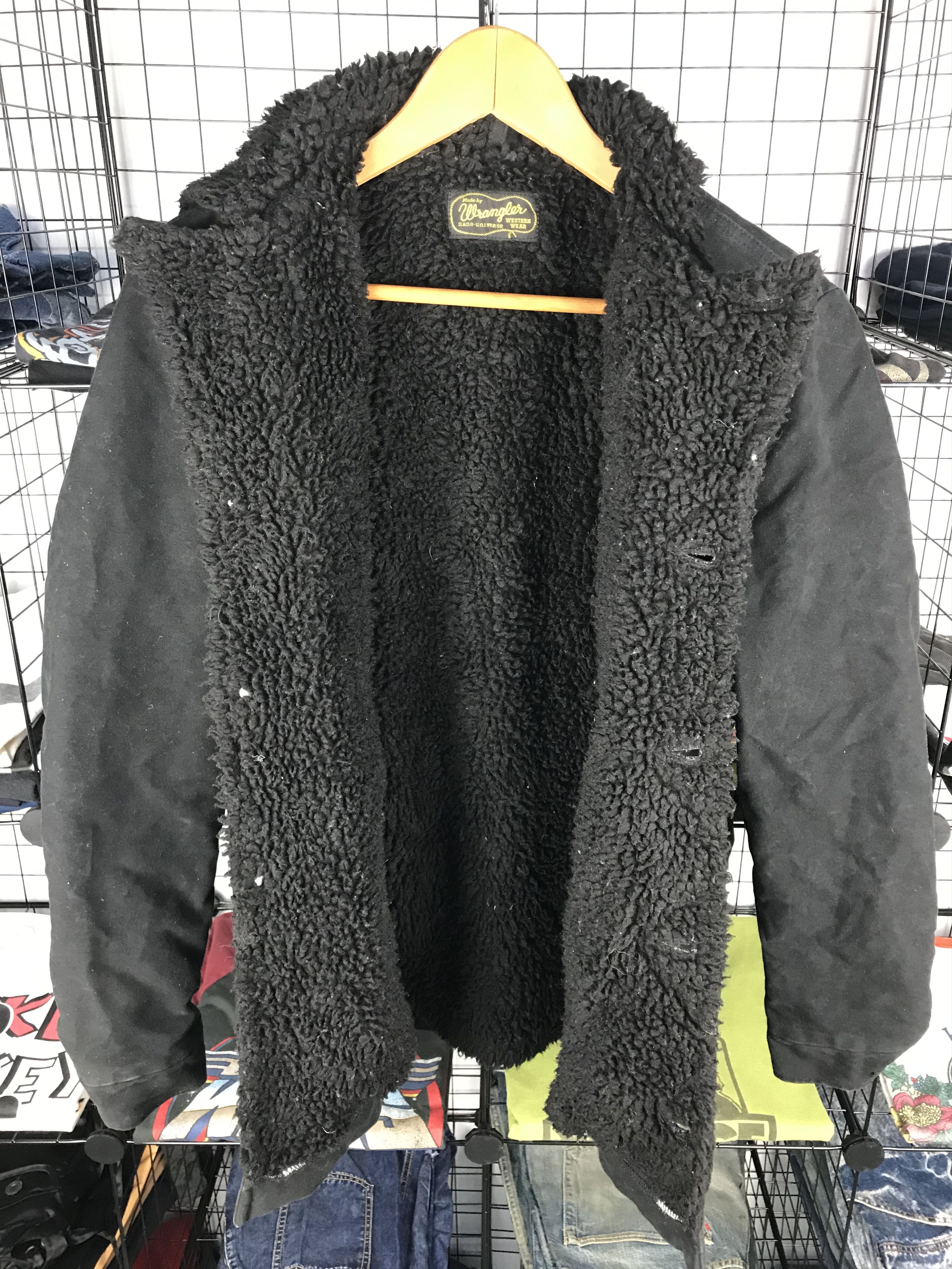 Japanese Brand × Vintage × Wrangler Vintage Wrangler Nano Universe Sherpa Jackets Size US M / EU 48-50 / 2 - 5 Thumbnail