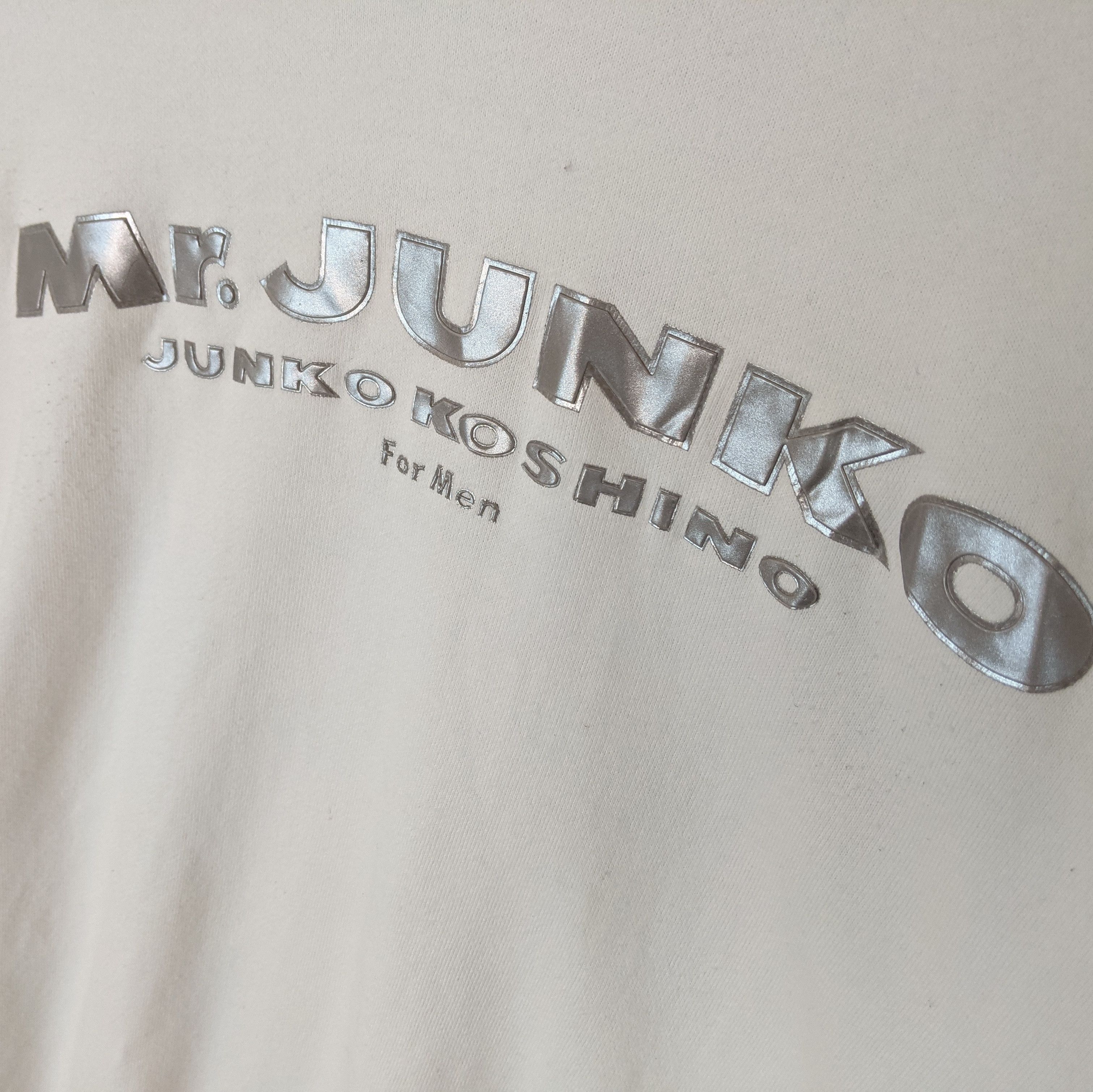 Japanese Brand MR JUNKO Junko Koshino Big Logo Spell Out Sweatshirt Size US L / EU 52-54 / 3 - 7 Thumbnail