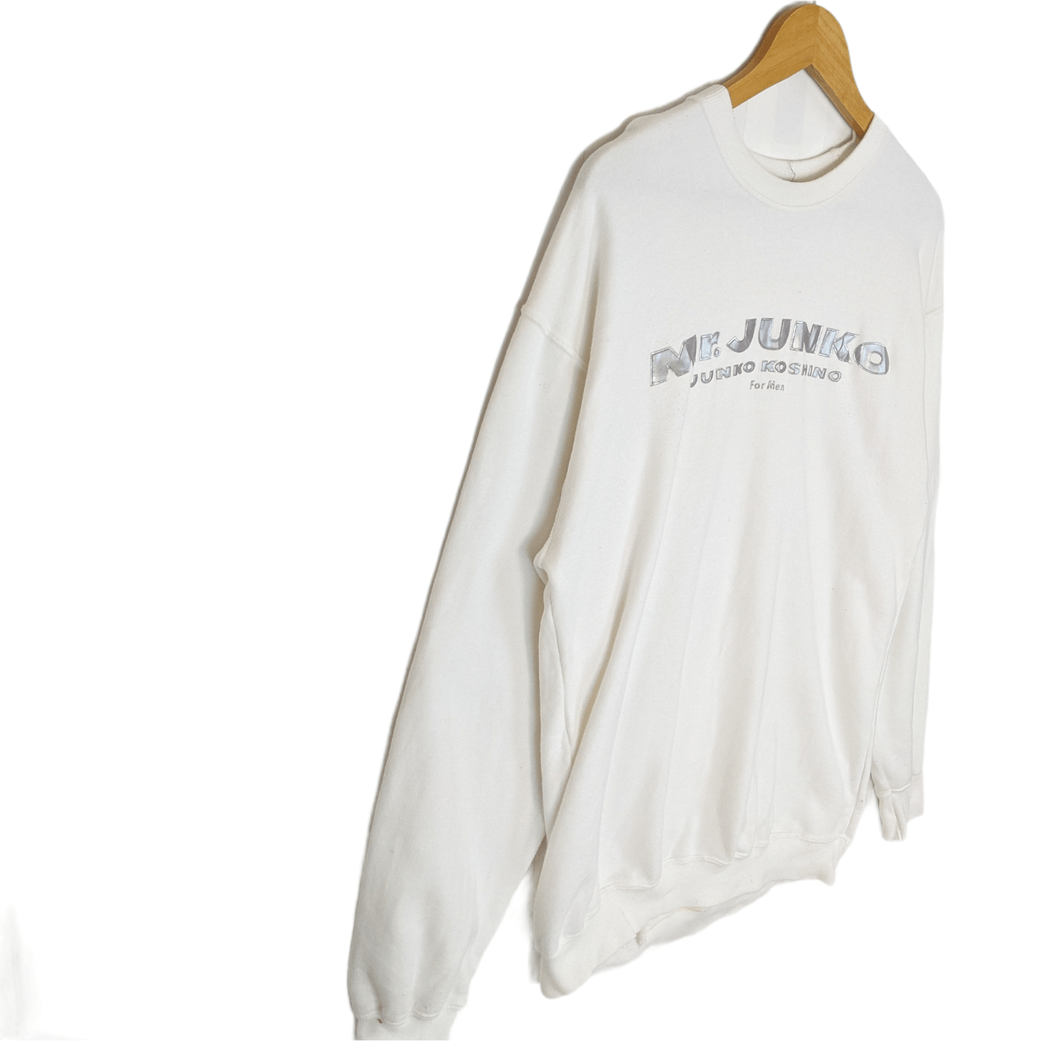 Japanese Brand MR JUNKO Junko Koshino Big Logo Spell Out Sweatshirt Size US L / EU 52-54 / 3 - 4 Thumbnail