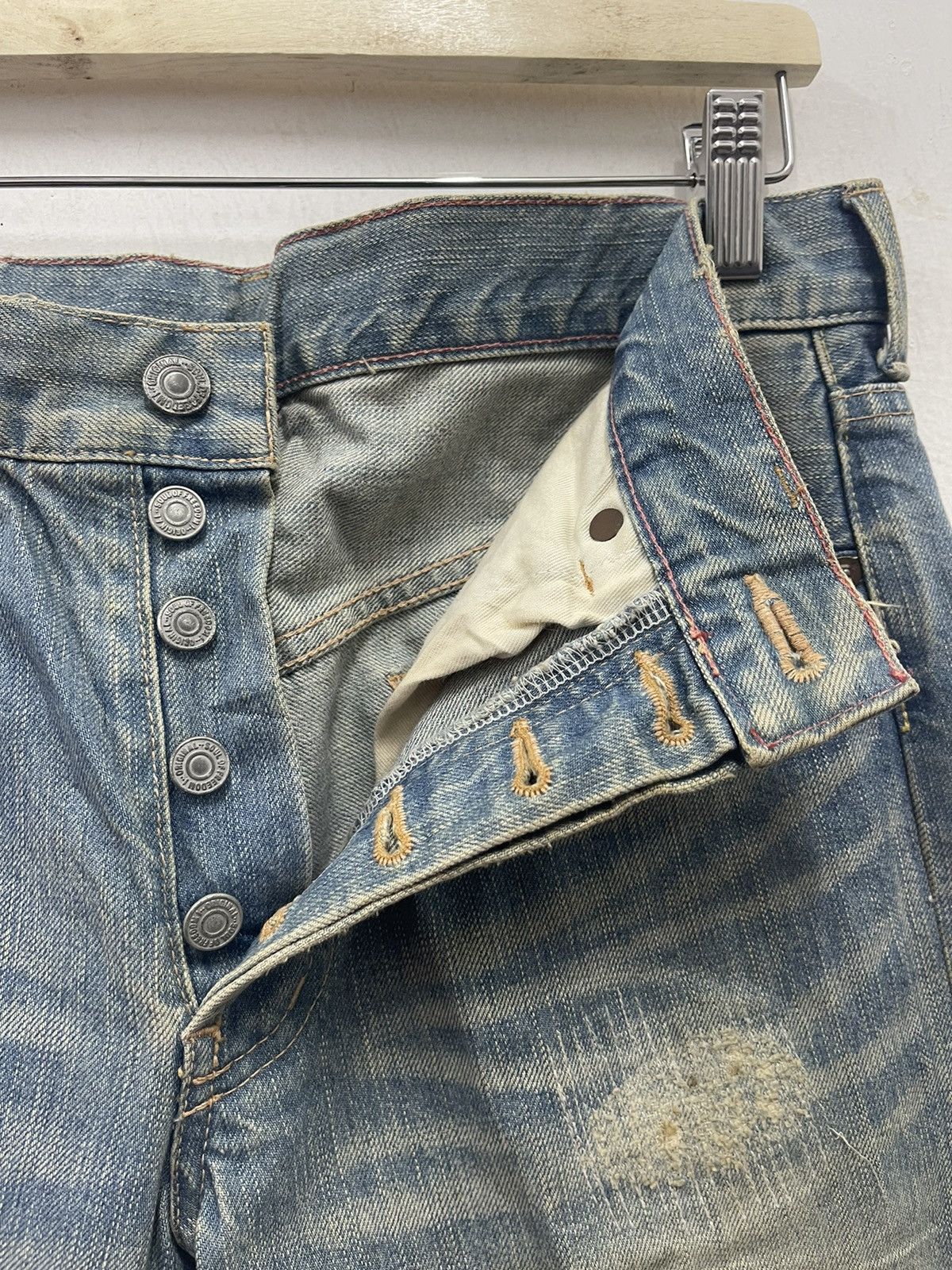 14th Addiction Vintage MADE IN HEAVEN SOF Soul Of Freedom Japan Distressed Size US 31 - 4 Thumbnail