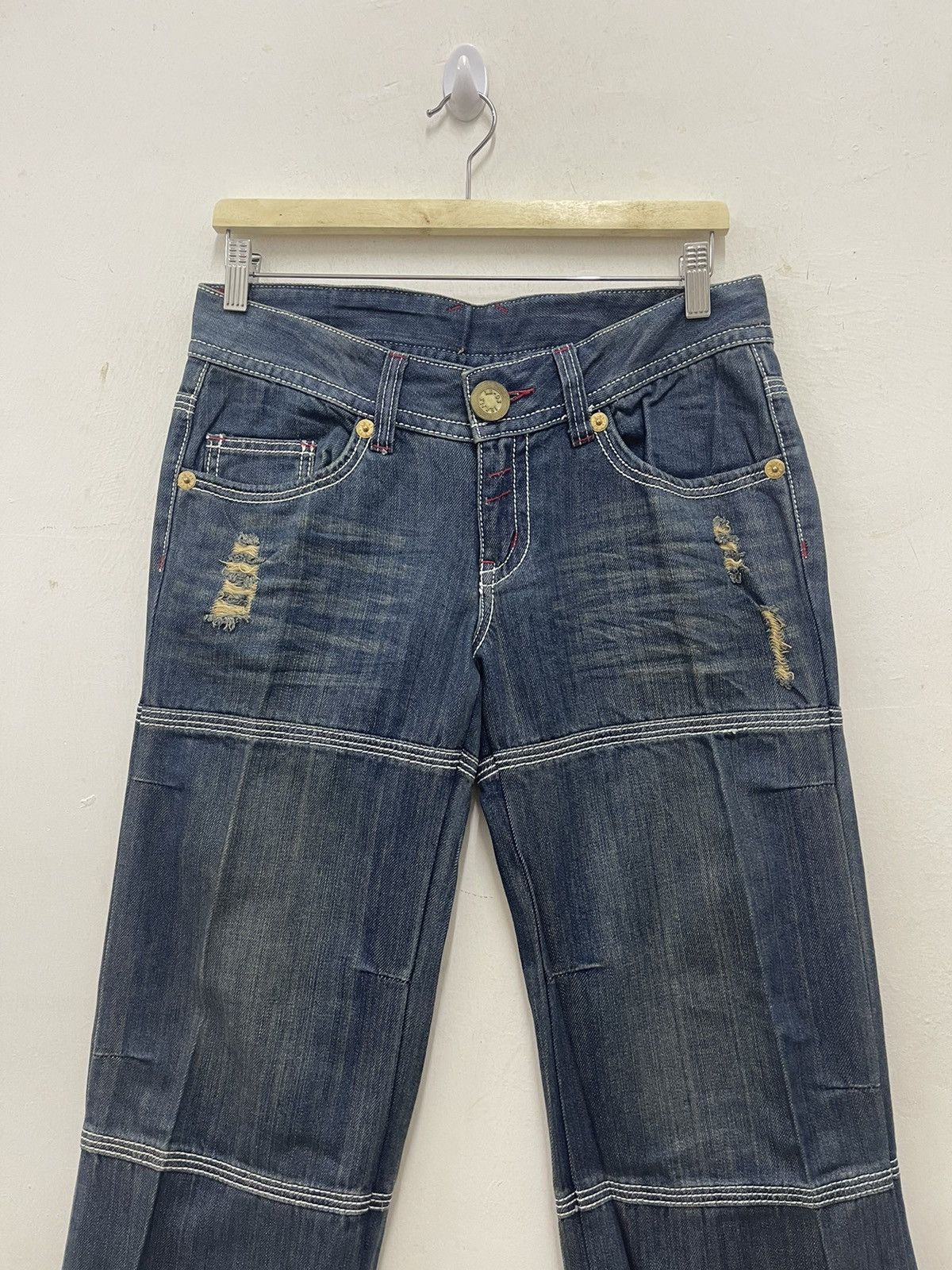 MLB Rare Vintage LB-03 x LA Dodgers Mlb Denim Jeans Size US 31 - 5 Thumbnail