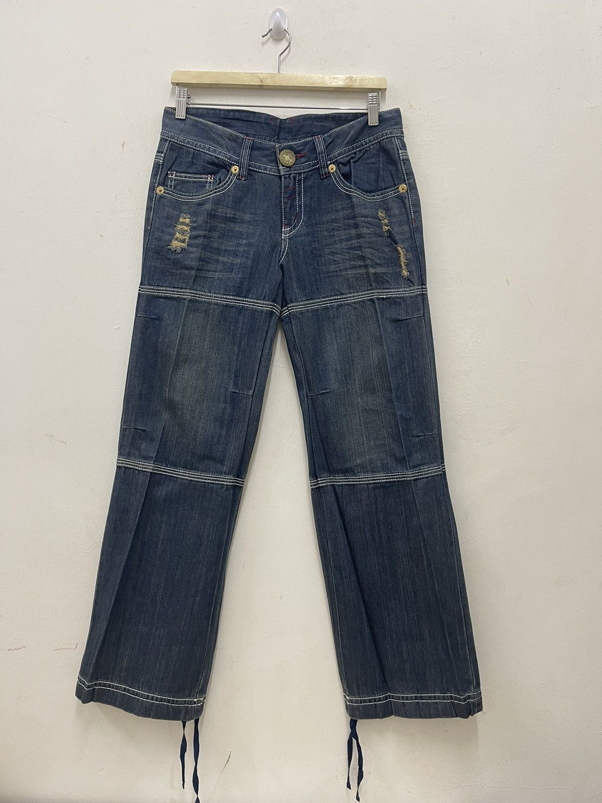 MLB Rare Vintage LB-03 x LA Dodgers Mlb Denim Jeans Size US 31 - 3 Thumbnail