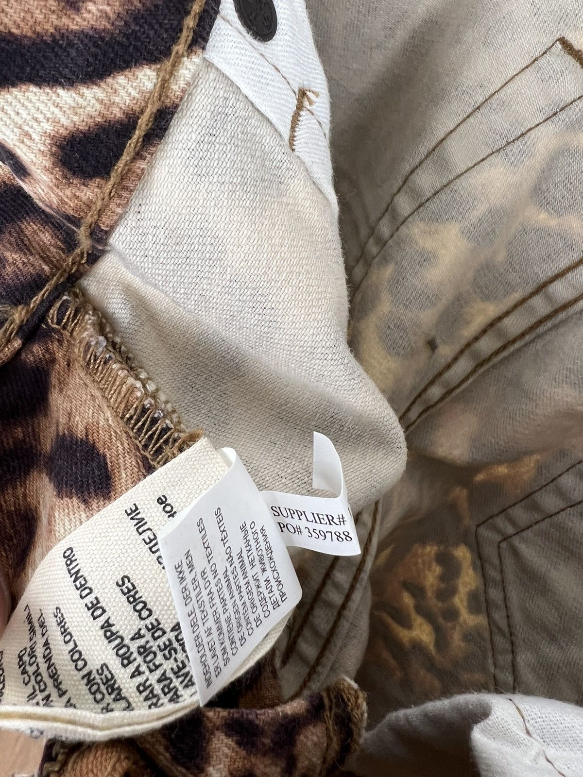 Denim & Supply Ralph Lauren Denim and Supply Ralph Lauren Patchwork Leopard Print Denim Size 26" / US 2 / IT 38 - 13 Thumbnail