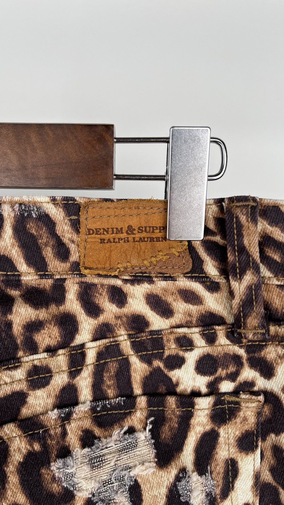 Denim & Supply Ralph Lauren Denim and Supply Ralph Lauren Patchwork Leopard Print Denim Size 26" / US 2 / IT 38 - 9 Thumbnail