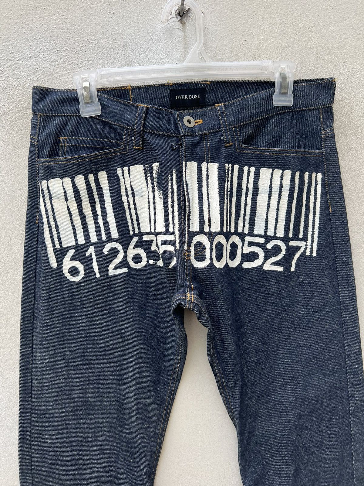 Vintage Vintage OVER DOSE Japan RiRi Zipper Denim Flare Jeans Size US 30 / EU 46 - 8 Thumbnail