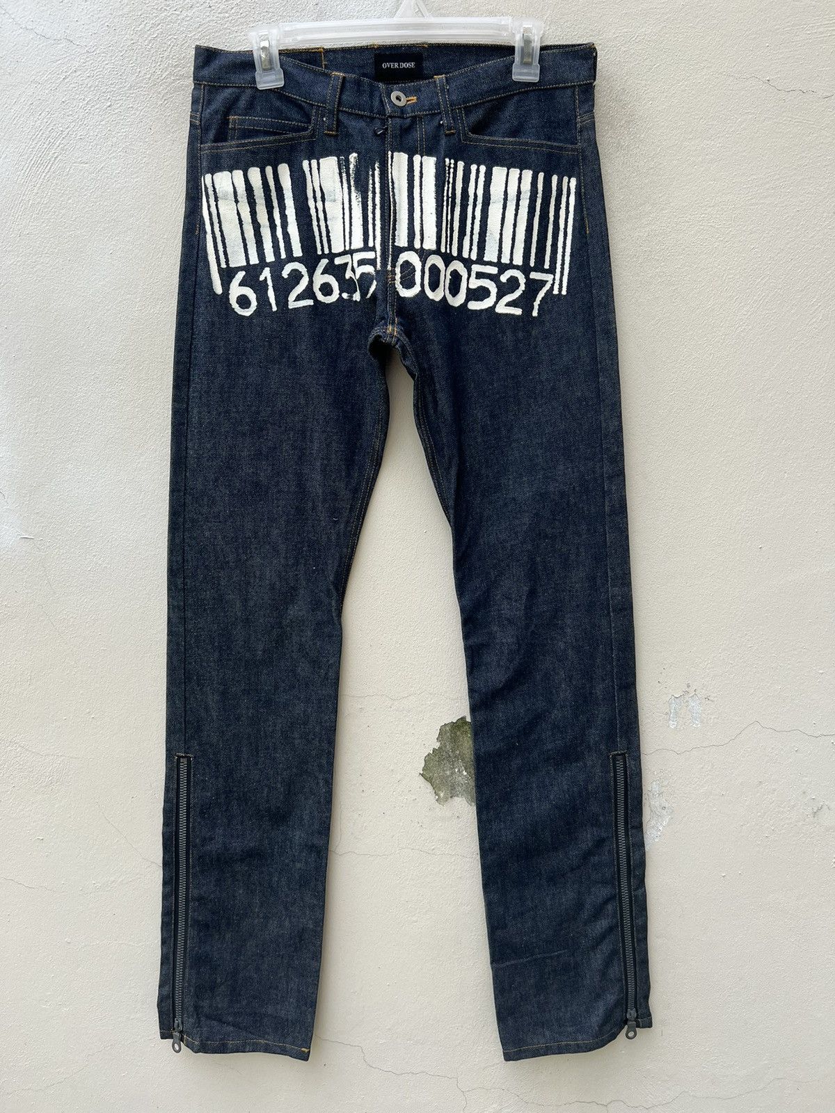 Vintage Vintage OVER DOSE Japan RiRi Zipper Denim Flare Jeans Size US 30 / EU 46 - 7 Thumbnail