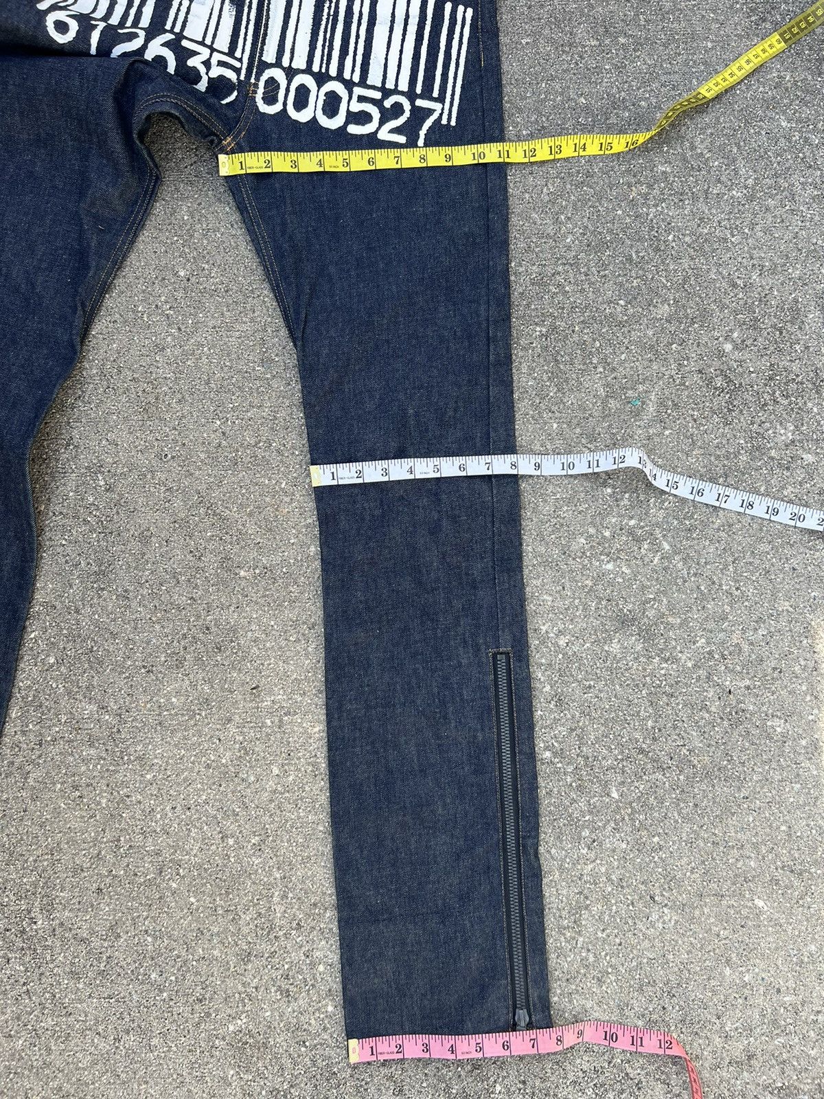 Vintage Vintage OVER DOSE Japan RiRi Zipper Denim Flare Jeans Size US 30 / EU 46 - 3 Thumbnail