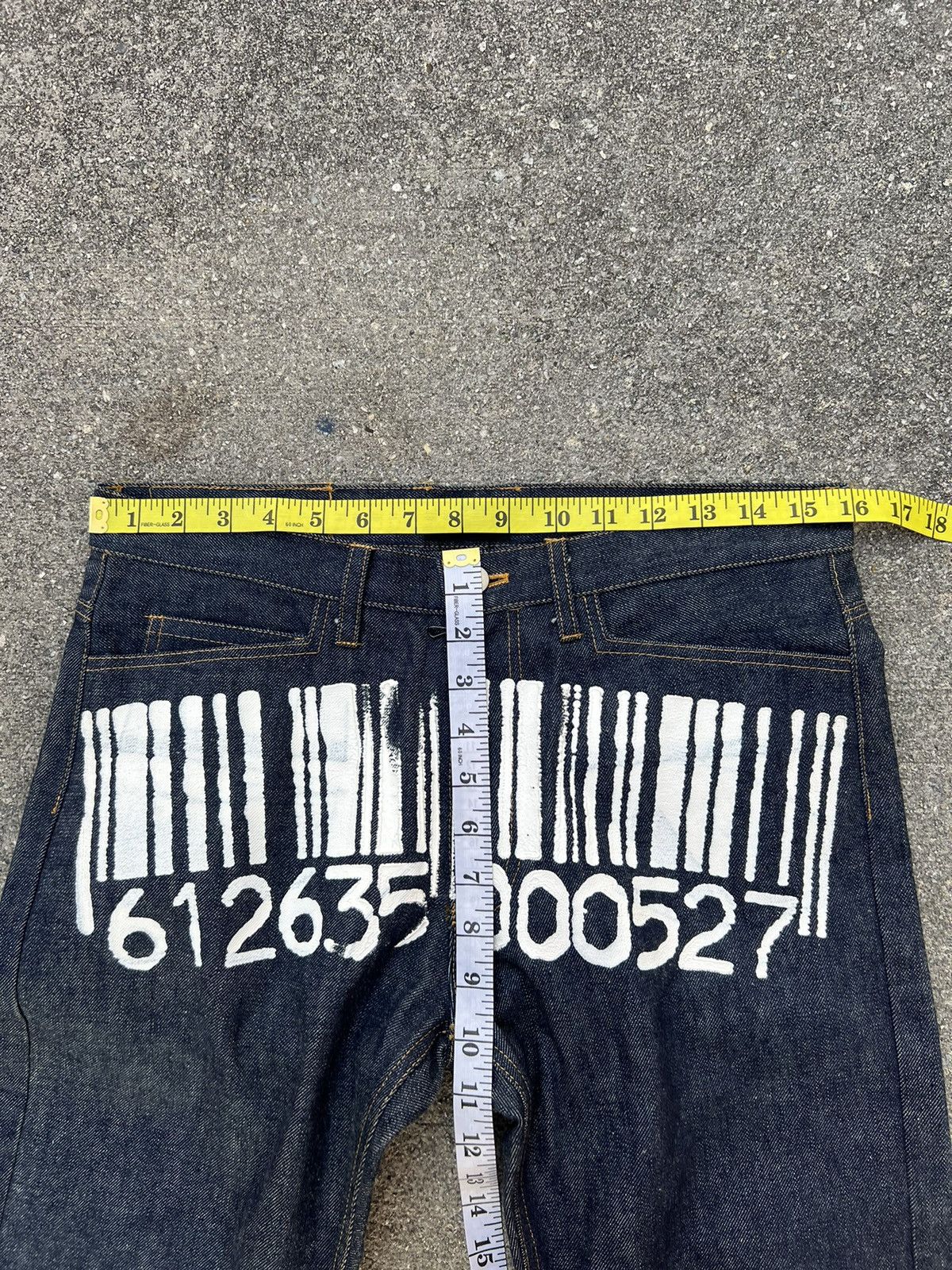 Vintage Vintage OVER DOSE Japan RiRi Zipper Denim Flare Jeans Size US 30 / EU 46 - 2 Thumbnail