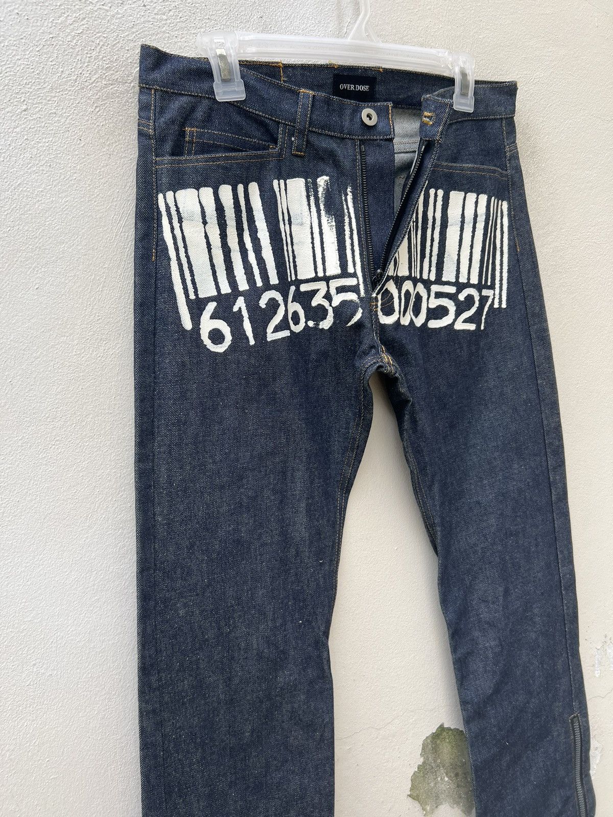 Vintage Vintage OVER DOSE Japan RiRi Zipper Denim Flare Jeans Size US 30 / EU 46 - 10 Thumbnail