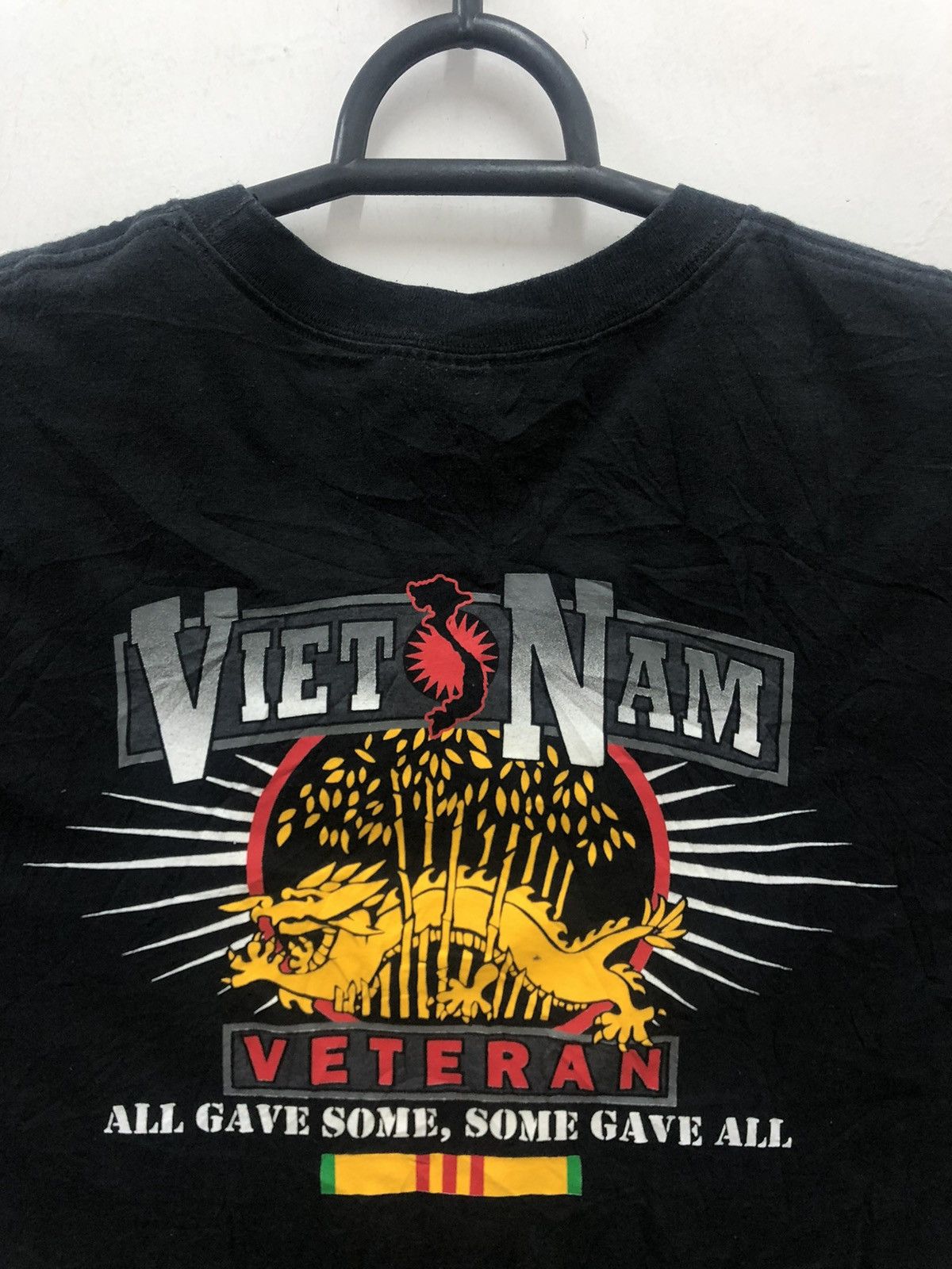 Vintage Vintage VIETNAM VETERAN All Gave Some, Some Gave All Shirt Size US XXL / EU 58 / 5 - 2 Thumbnail