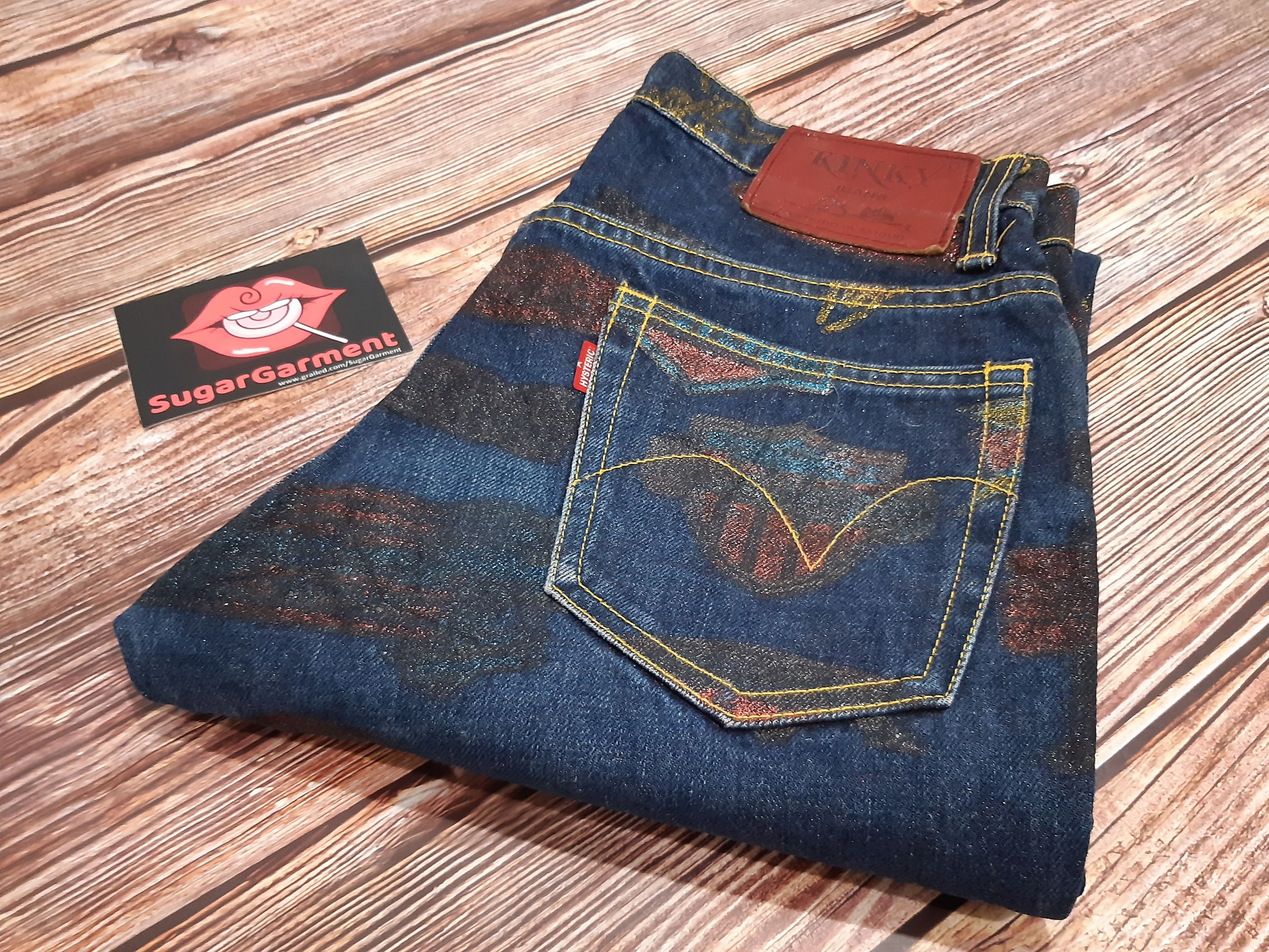Hysteric Glamour Hysteric Glamour Jeans Bootcut Glittered Size 28" / US 6 / IT 42 - 18 Thumbnail