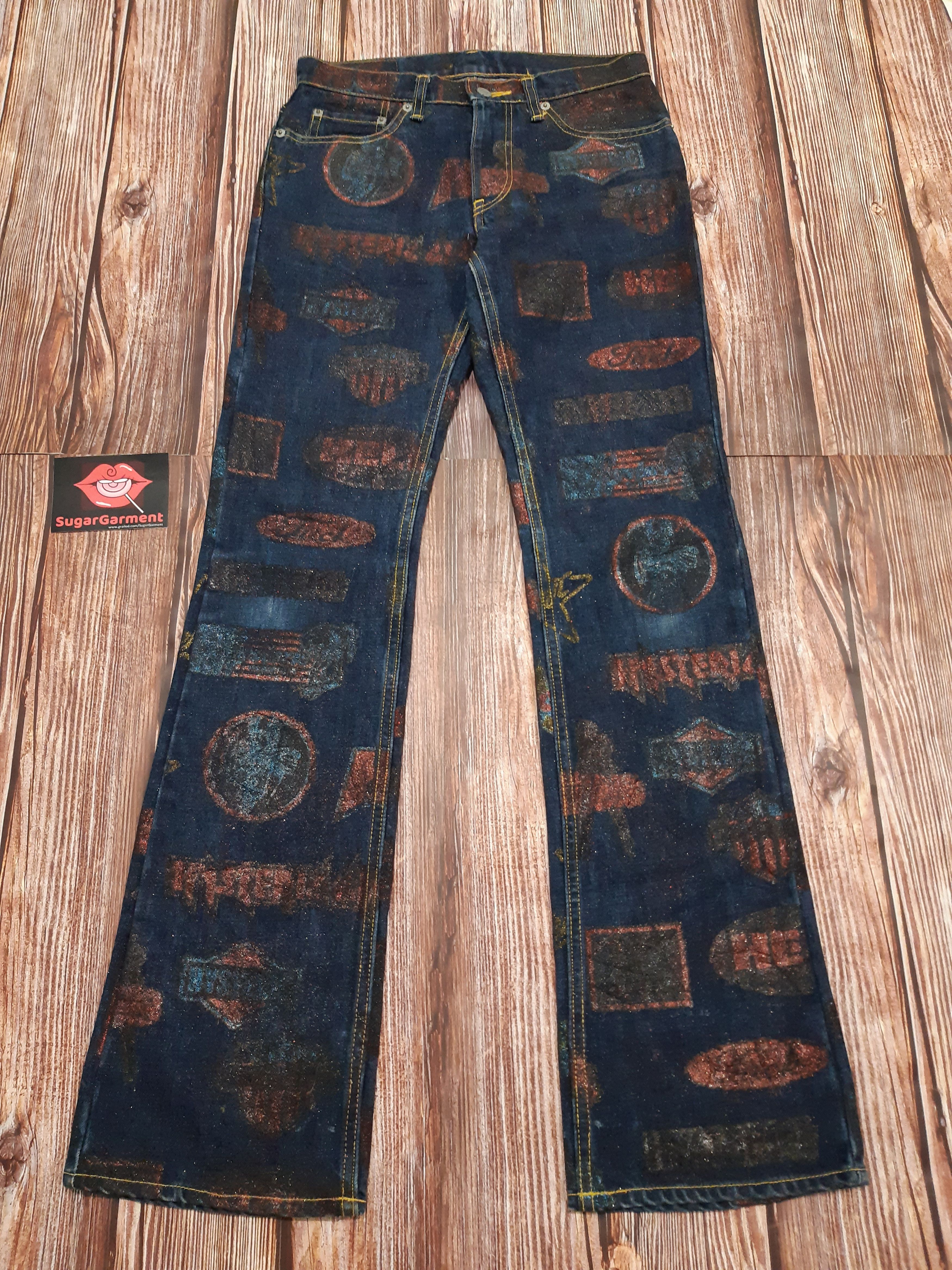 Hysteric Glamour Hysteric Glamour Jeans Bootcut Glittered Size 28" / US 6 / IT 42 - 1 Thumbnail