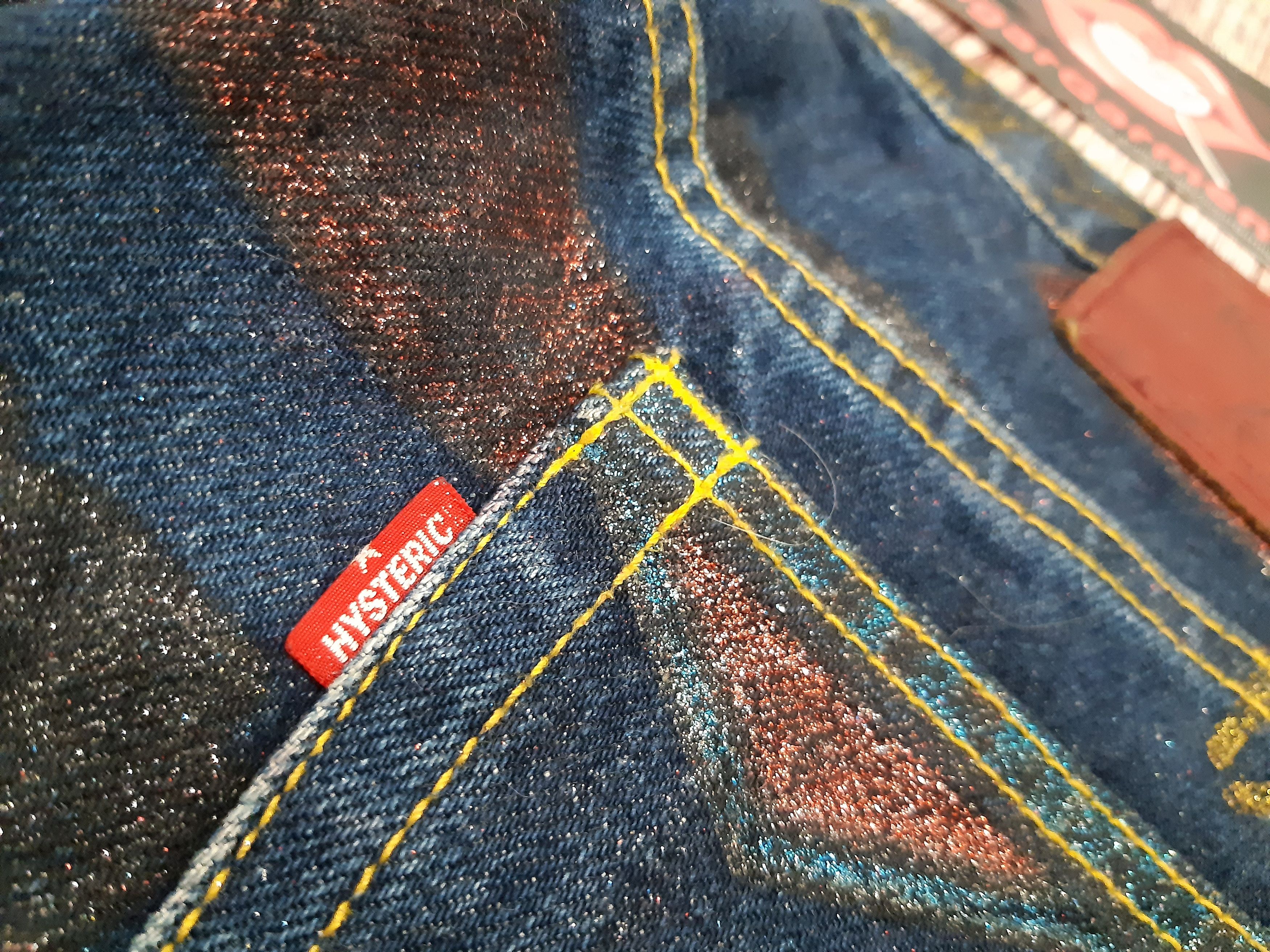 Hysteric Glamour Hysteric Glamour Jeans Bootcut Glittered Size 28" / US 6 / IT 42 - 14 Thumbnail