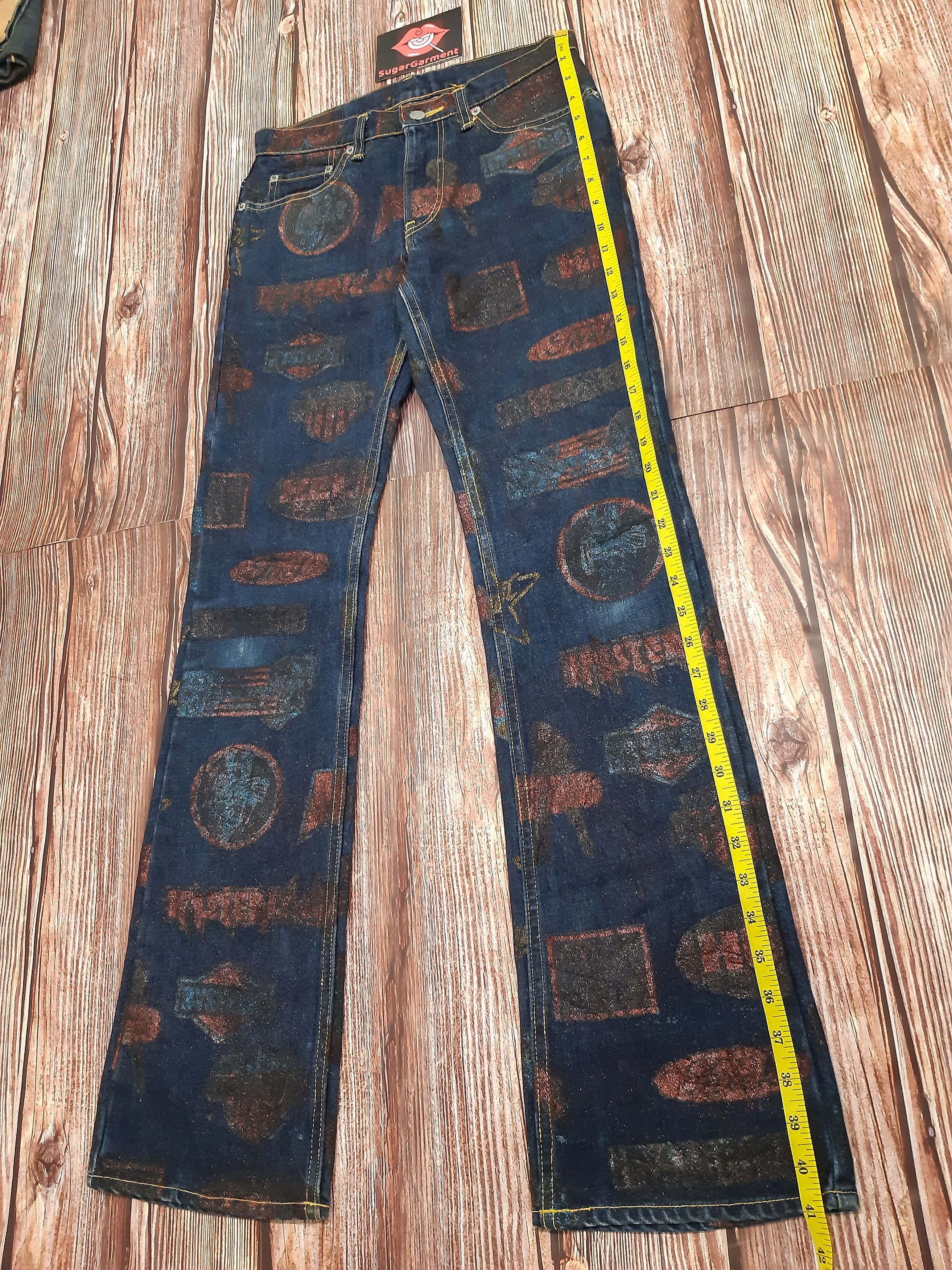 Hysteric Glamour Hysteric Glamour Jeans Bootcut Glittered Size 28" / US 6 / IT 42 - 16 Thumbnail