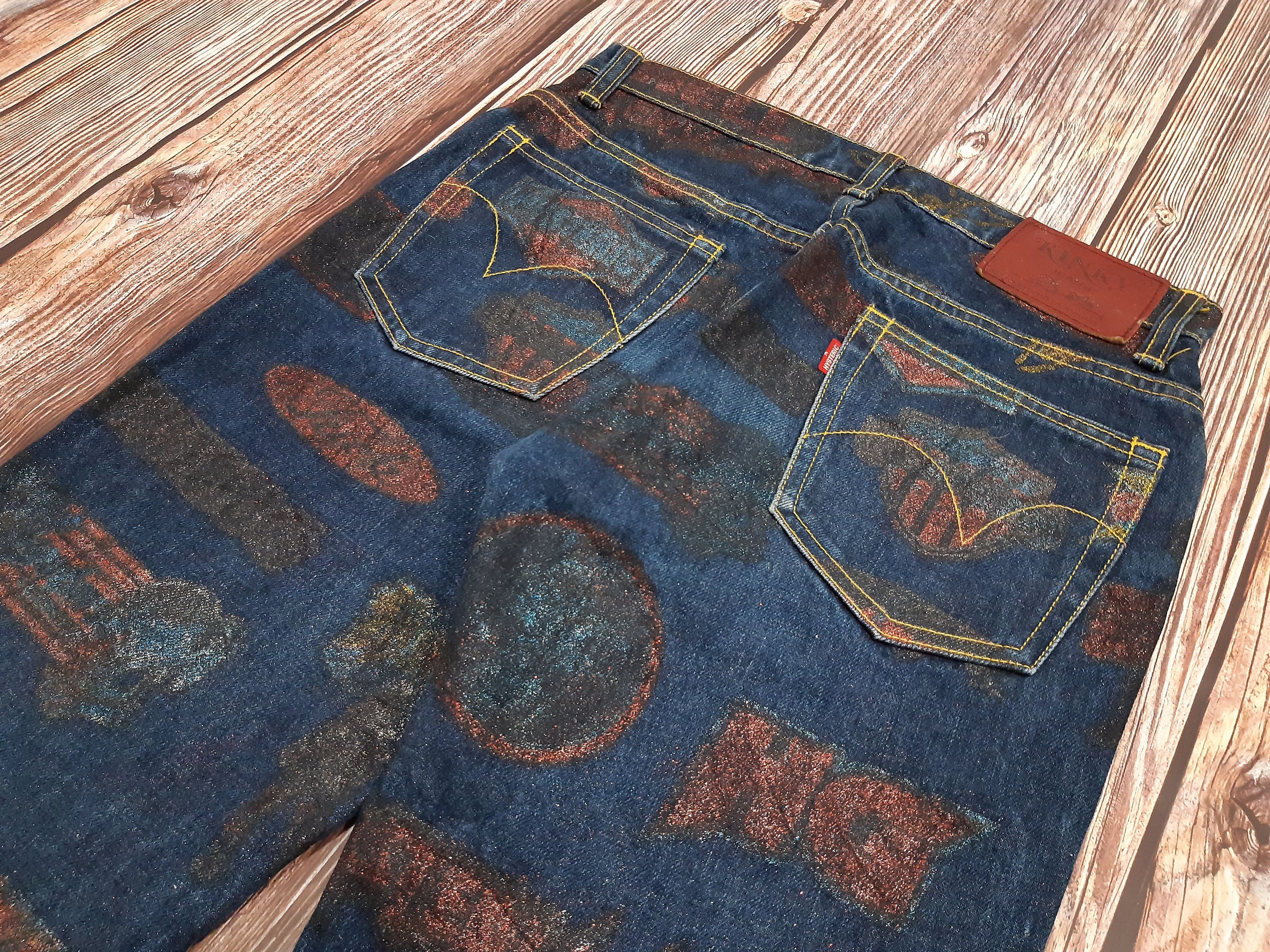 Hysteric Glamour Hysteric Glamour Jeans Bootcut Glittered Size 28" / US 6 / IT 42 - 13 Thumbnail
