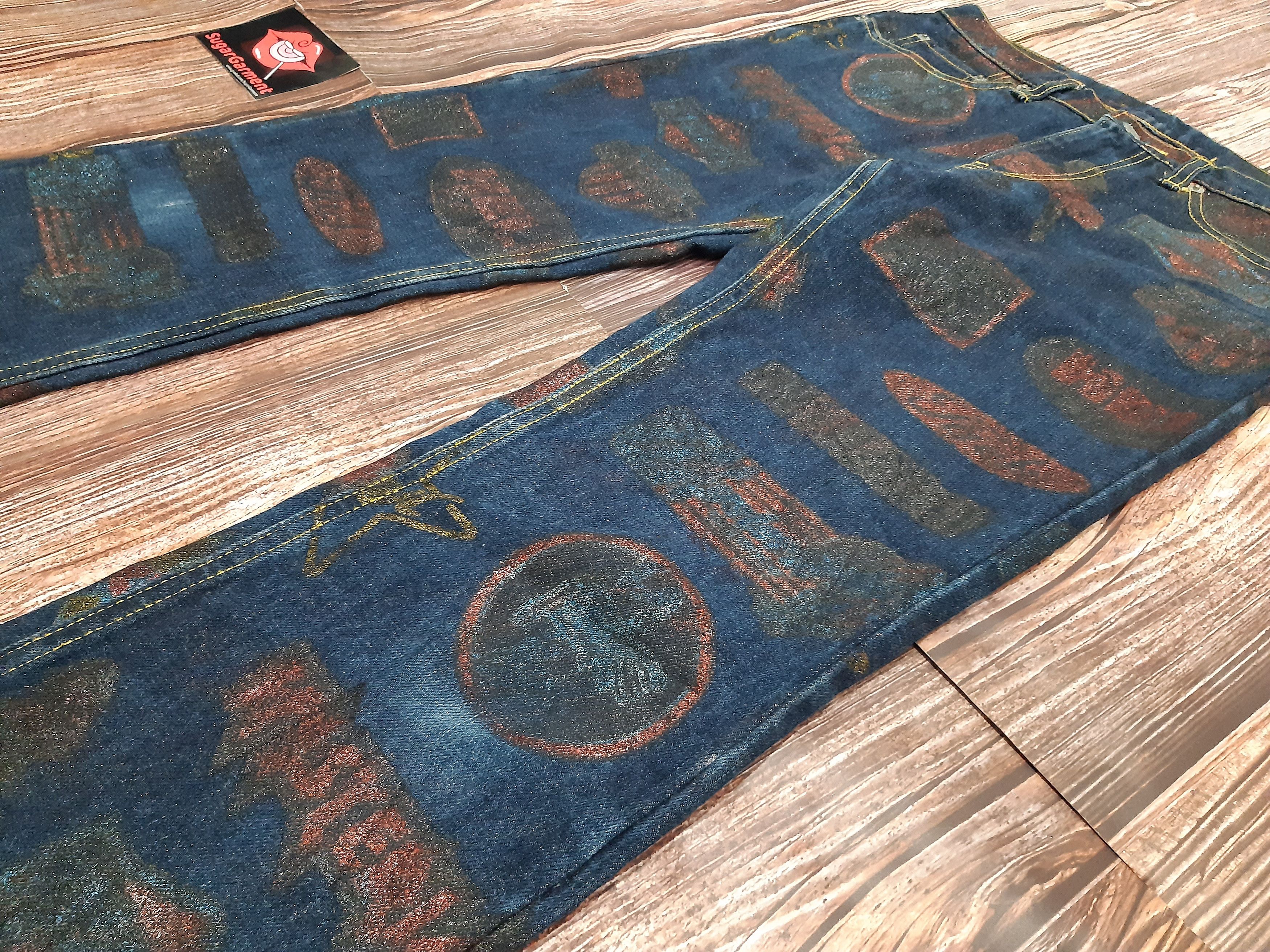 Hysteric Glamour Hysteric Glamour Jeans Bootcut Glittered Size 28" / US 6 / IT 42 - 4 Thumbnail